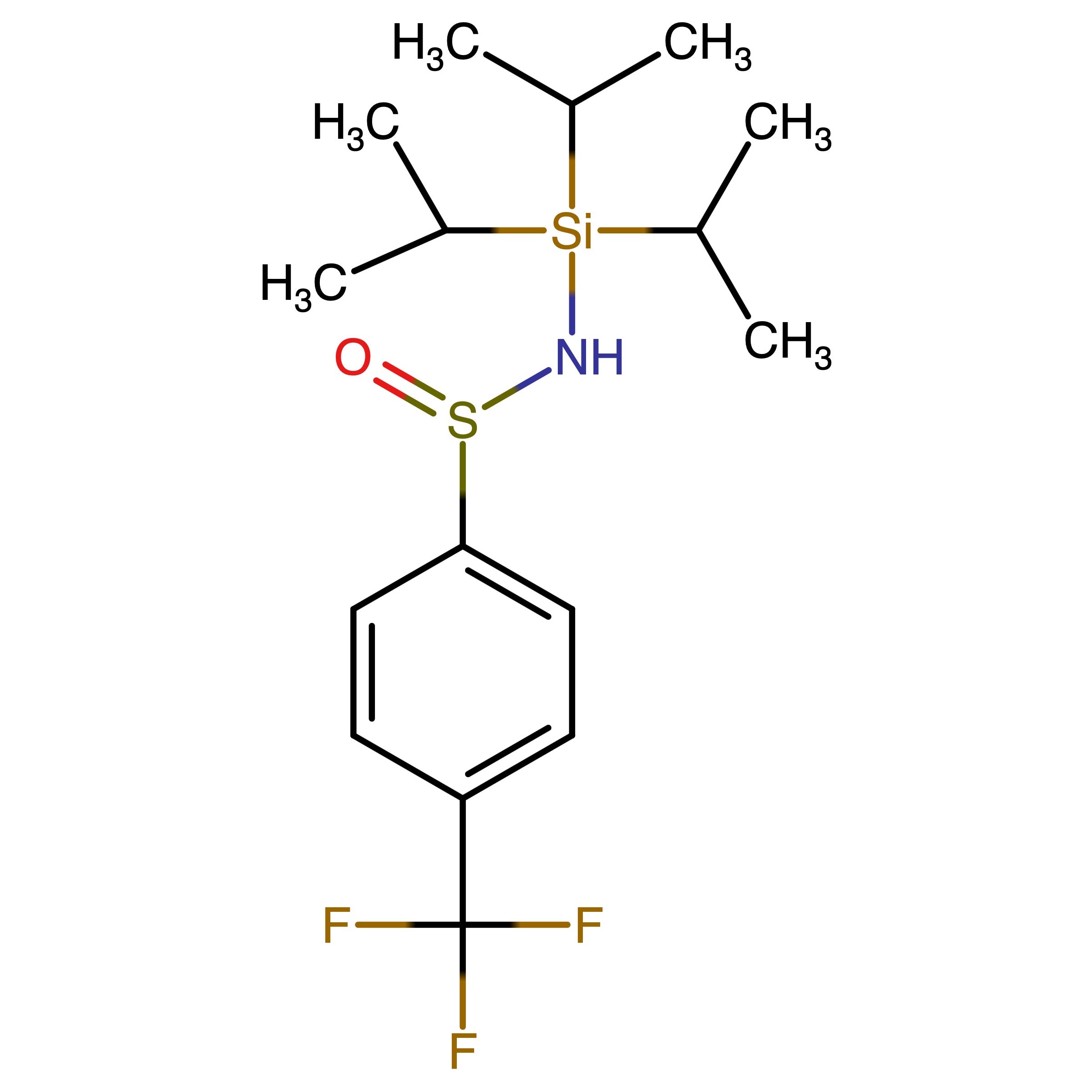 4-(Trifluoromethyl)-N-(triisopropylsilyl)benzenesulfinamide