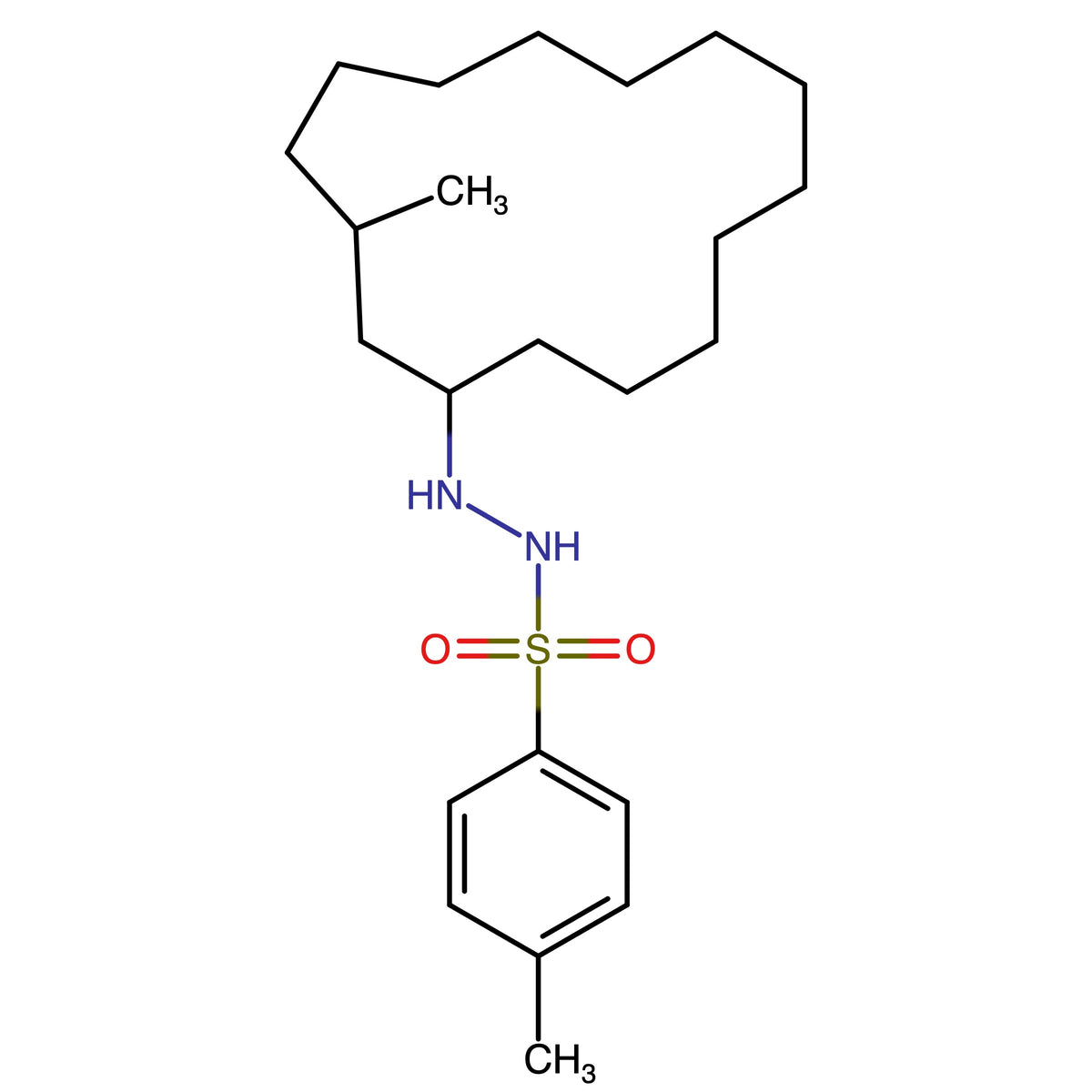 N-((3-Methylcyclopentadecyl)amino)-4-methylbenzenesulfonamid (mixture of diastereomers)