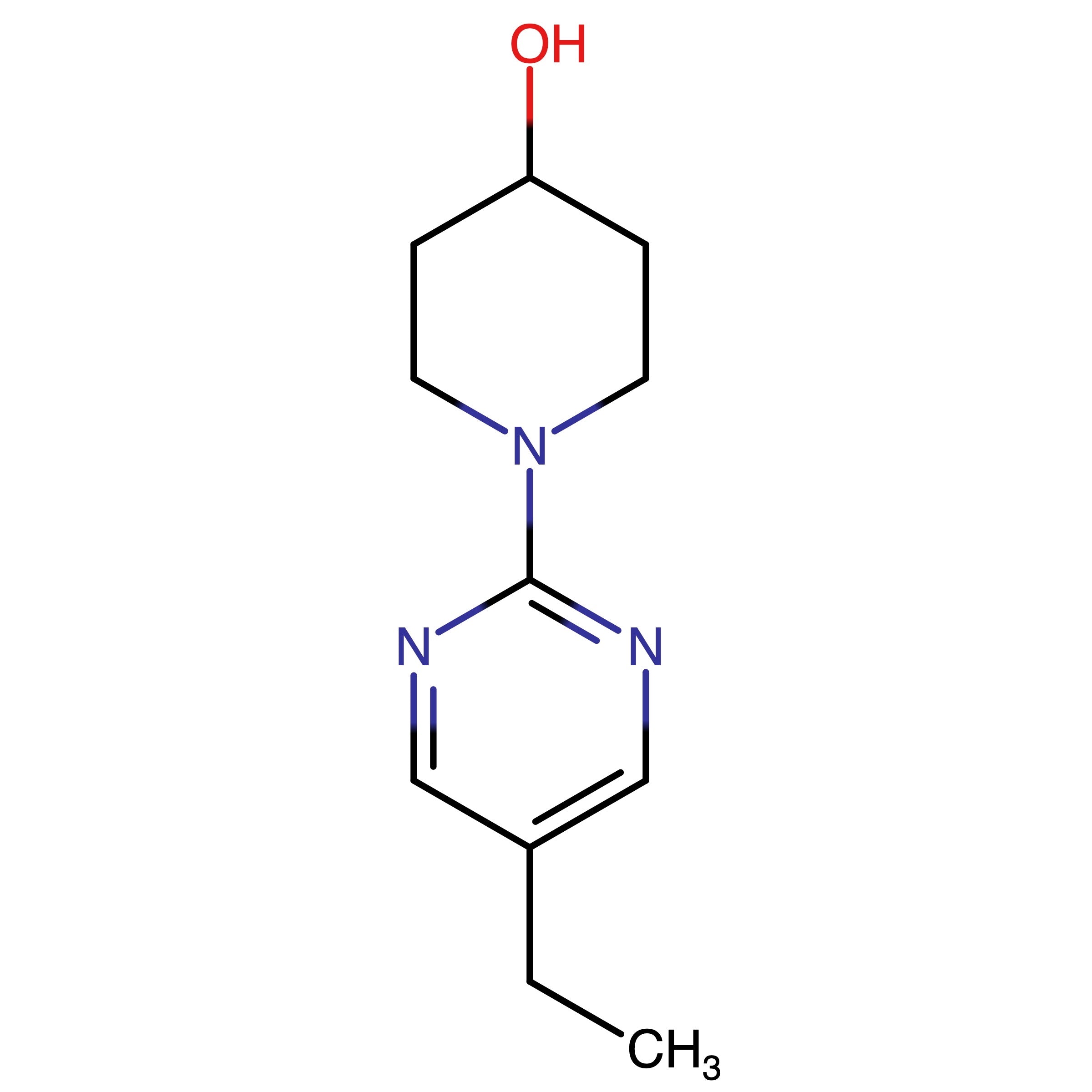 CAS RN 1001397-29-0 | 1-(5-Ethylpyrimidin-2-yl)piperidin-4-ol | MFCD13248835