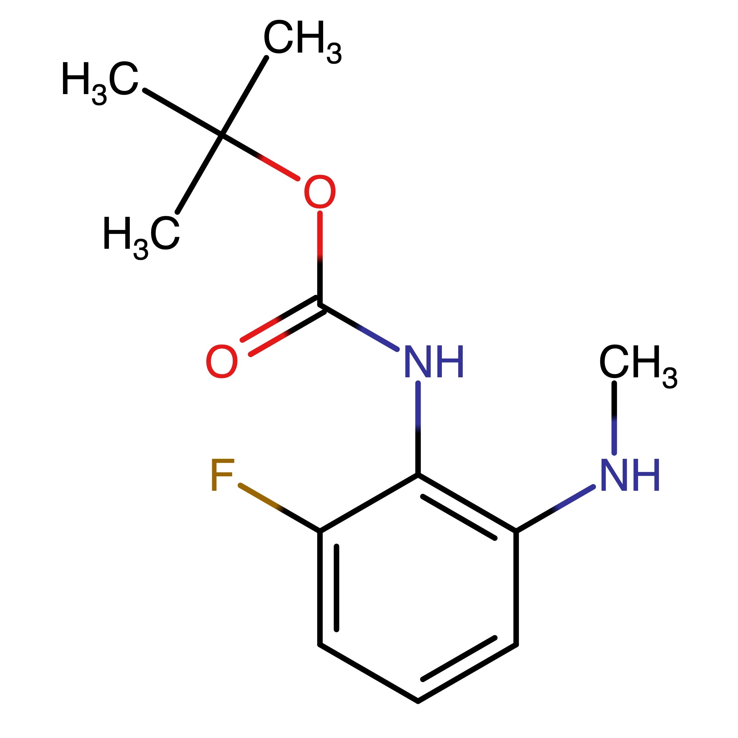 CAS RN 1004618-83-0 | tert-Butyl (2-fluoro-6-(methylamino)phenyl)carbamate