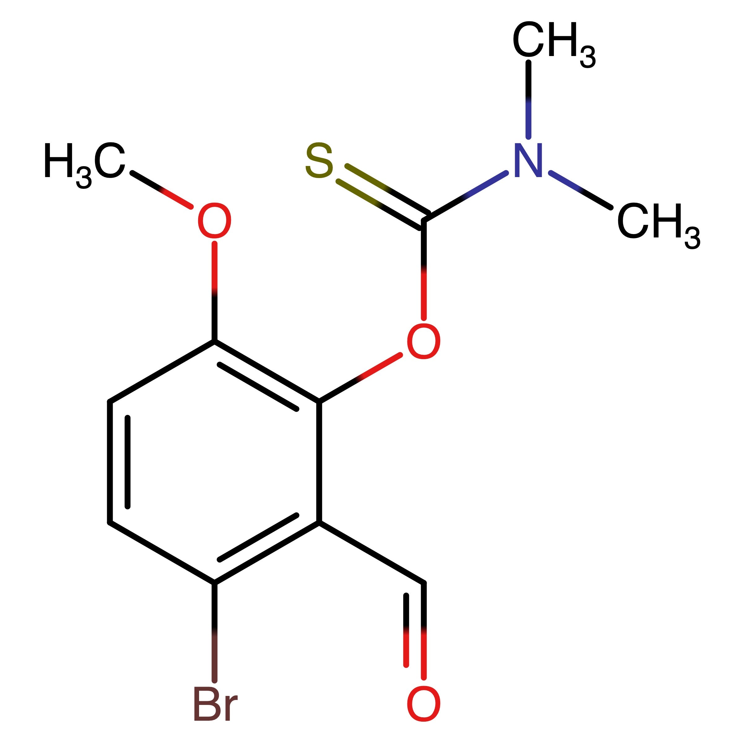 CAS RN 1005475-58-0 | O-(3-Bromo-2-formyl-6-methoxyphenyl) dimethylcarbamothioate