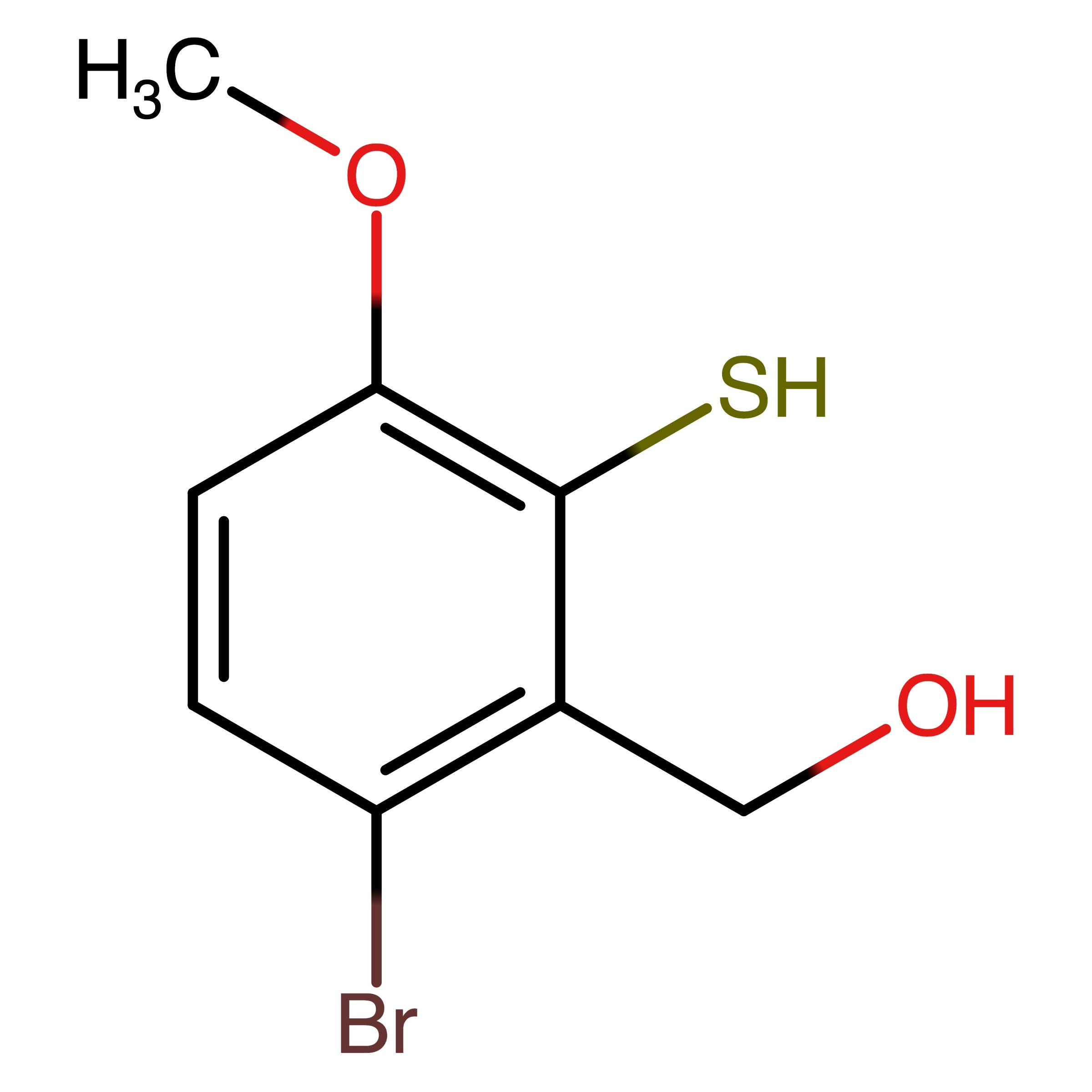 CAS RN 1005475-62-6 | (6-Bromo-2-mercapto-3-methoxyphenyl)methanol