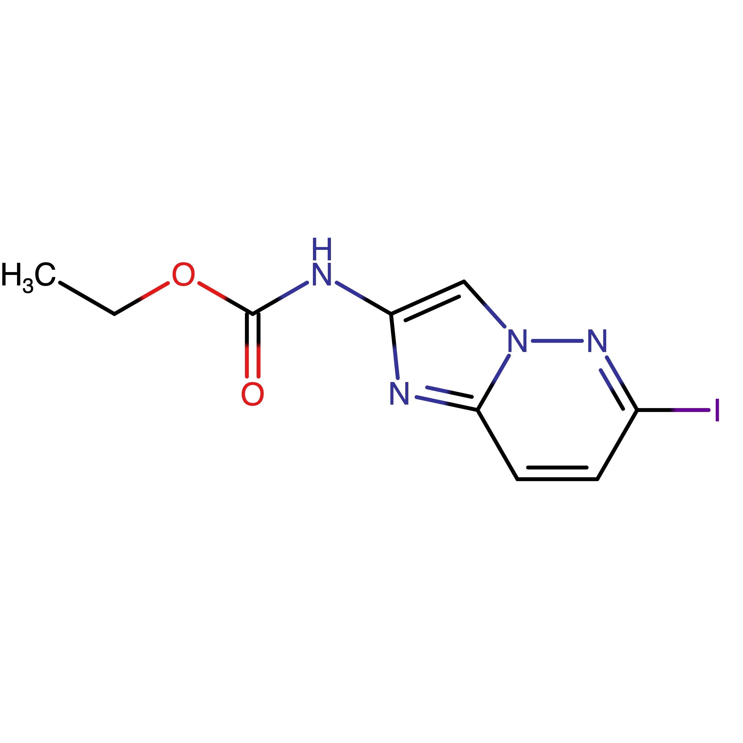 CAS RN 1005785-69-2 | Ethyl (6-iodoimidazo[1,2-b]pyridazin-2-yl)carbamate | MFCD22666190