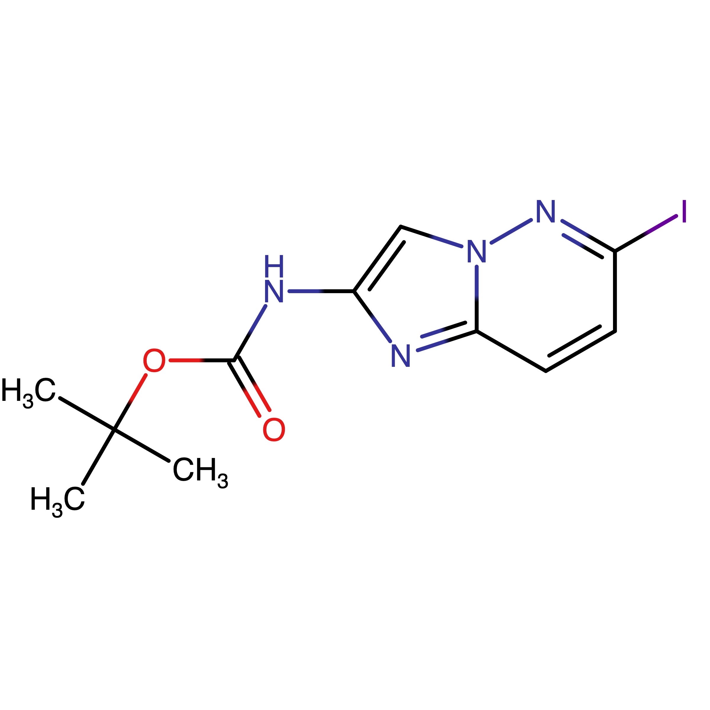 CAS RN 1005787-84-7 | tert-Butyl (6-iodoimidazo[1,2-b]pyridazin-2-yl)carbamate | MFCD17676853