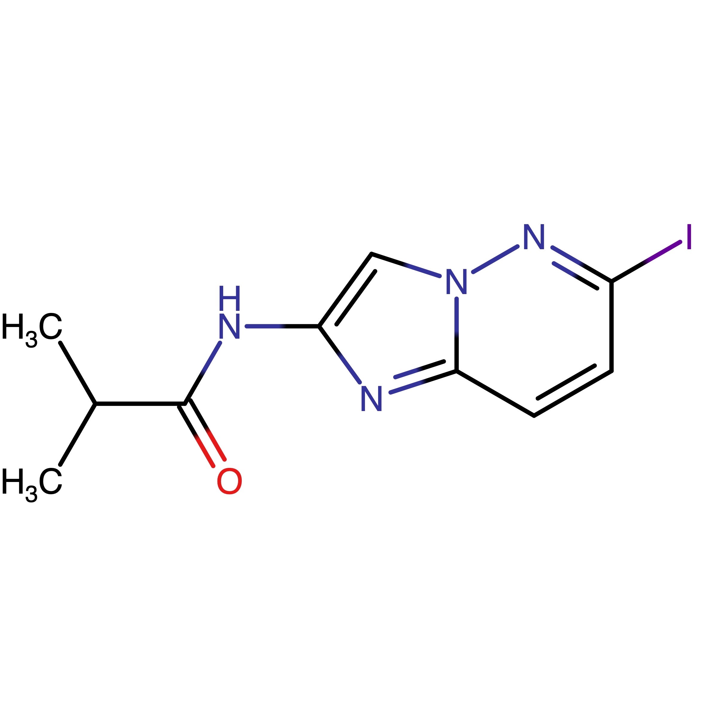 CAS RN 1005787-97-2 | N-(6-Iodoimidazo[1,2-b]pyridazin-2-yl)-2-methylpropanamide