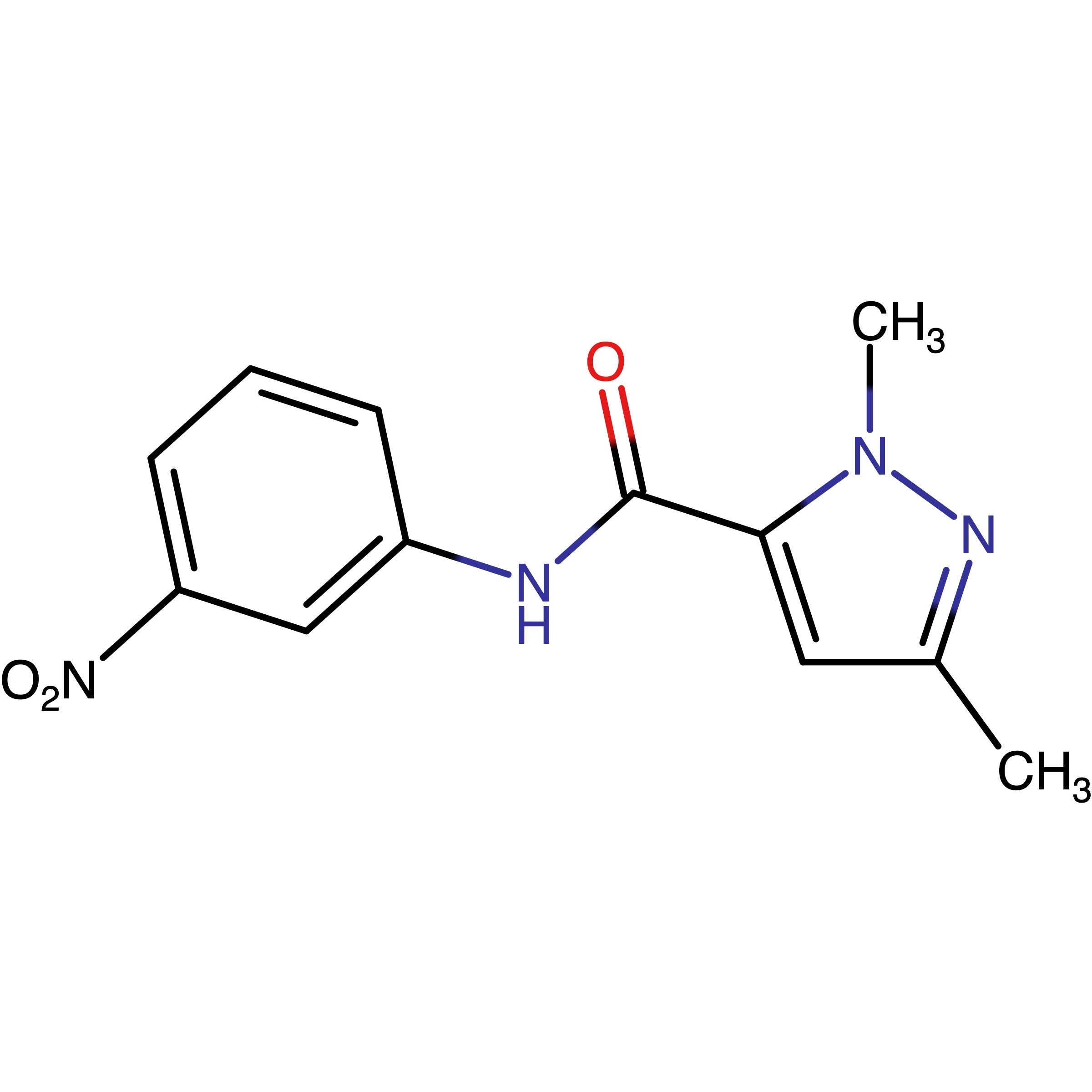 CAS RN 1005788-14-6 | 1,3-Dimethyl-N-(3-nitrophenyl)-1H-pyrazole-5-carboxamide