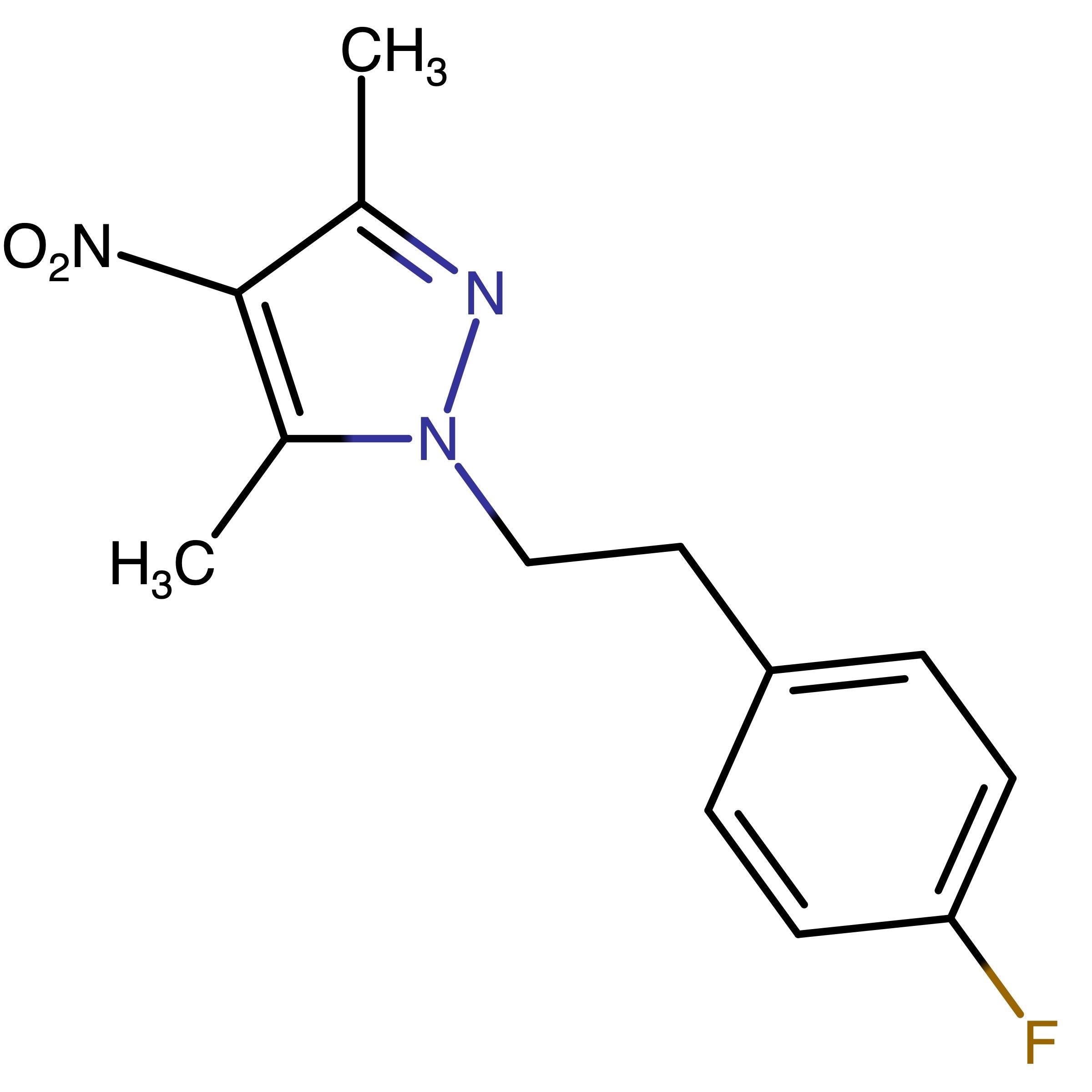 CAS RN 1006529-26-5 | 1-[2-(4-Fluorophenyl)ethyl]-3,5-dimethyl-4-nitro-1H-pyrazole
