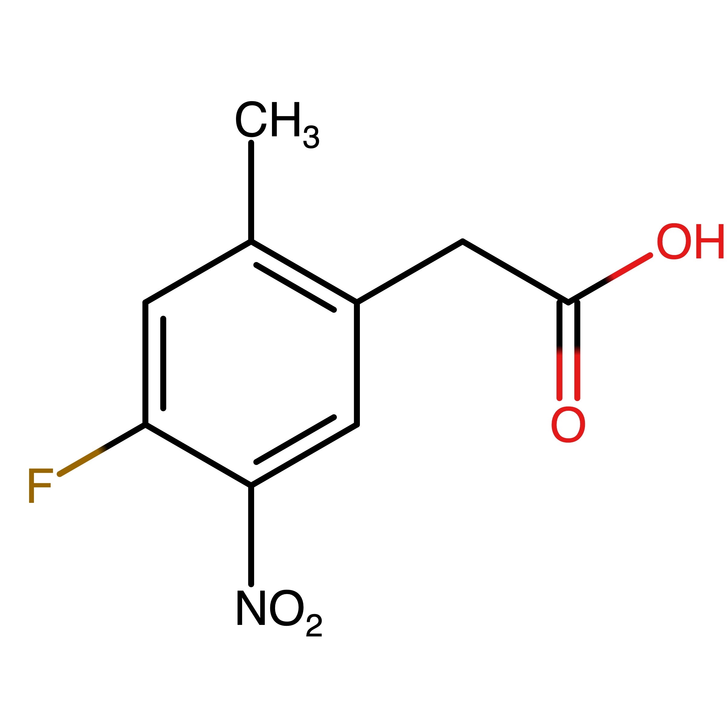 CAS RN 1012880-03-3 | 2-(4-Fluoro-2-methyl-5-nitrophenyl)acetic acid
