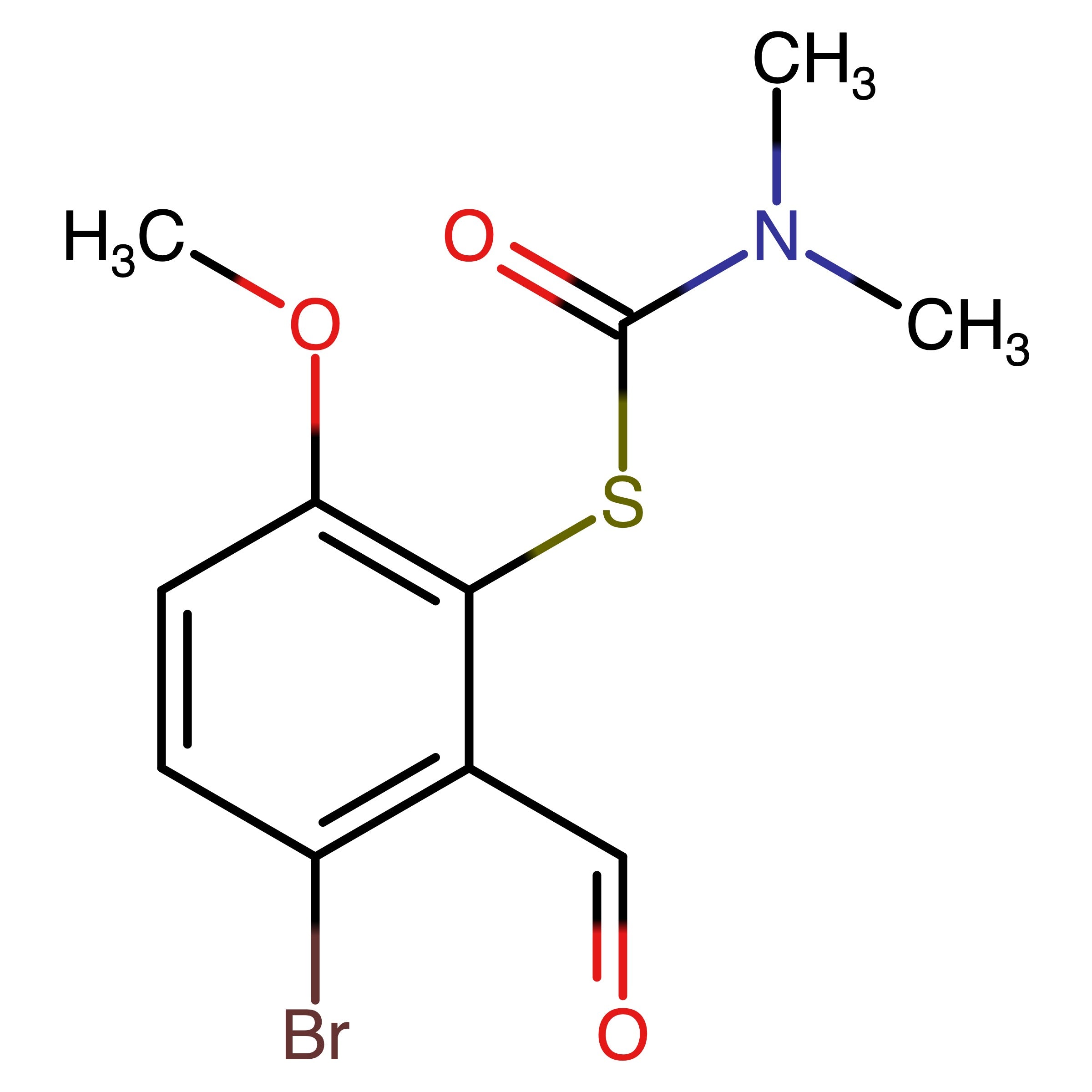 CAS RN 1014689-72-5 | S-(3-Bromo-2-formyl-6-methoxyphenyl) dimethylcarbamothioate