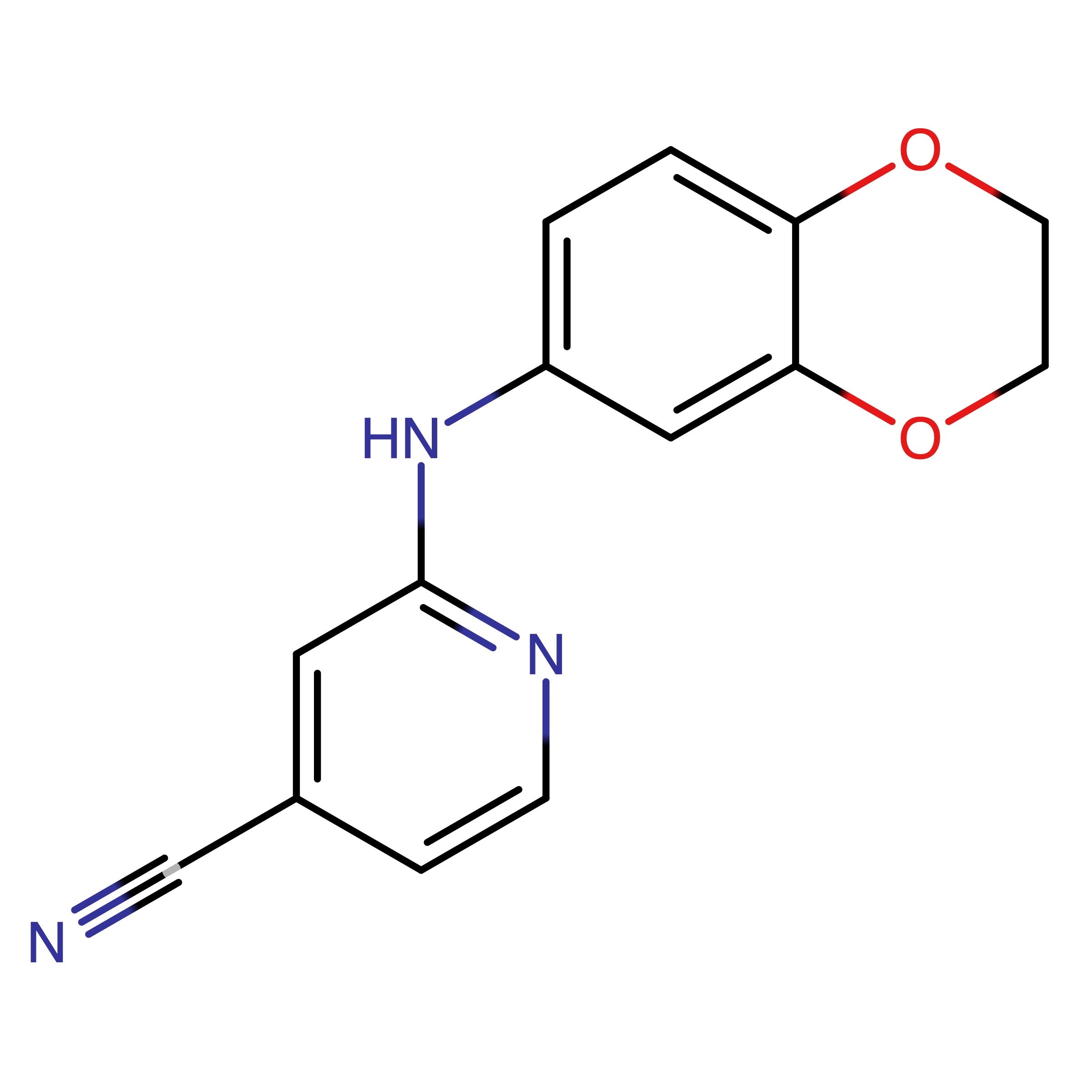 CAS RN 1016781-82-0 | 2-((2,3-Dihydrobenzo[b][1,4]dioxin-6-yl)amino)isonicotinonitrile