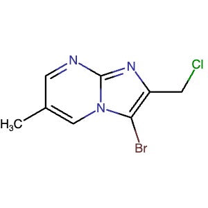 1019027-19-0 | 3-Bromo-2-(chloromethyl)-6-methylimidazo[1,2-a]pyrimidine - Hoffman Fine Chemicals