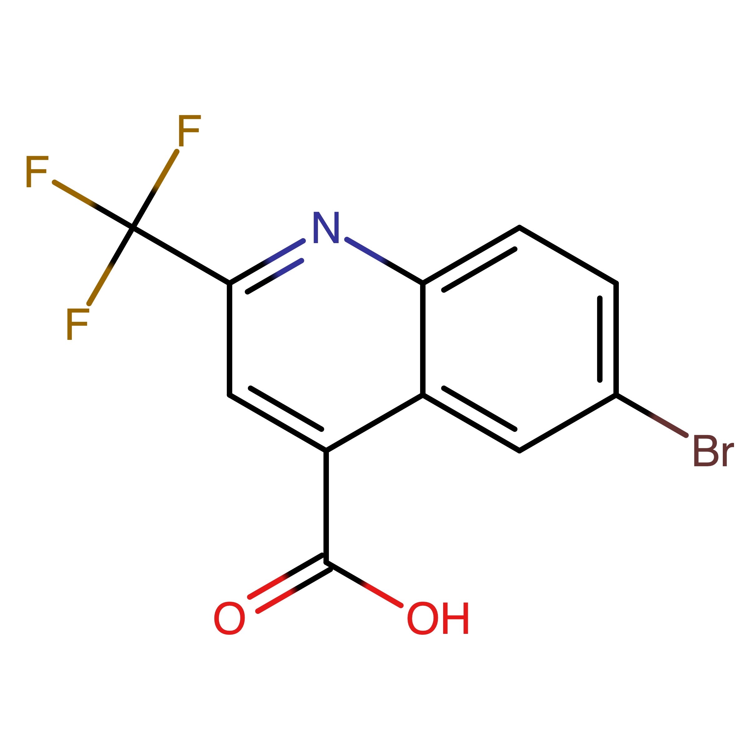 CAS RN 1023815-61-3 | 6-Bromo-2-(trifluoromethyl)quinoline-4-carboxylic acid
