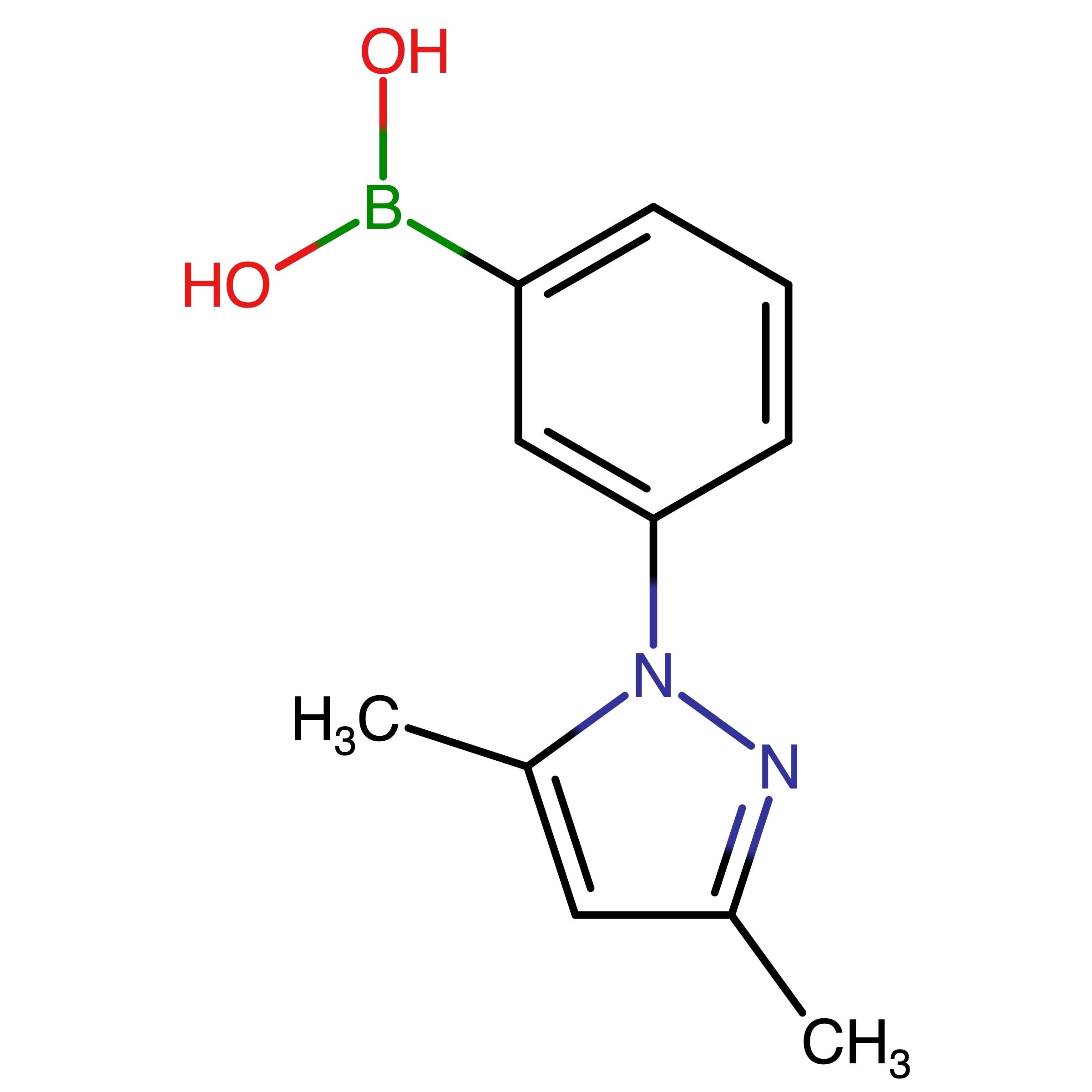 CAS RN 1025735-46-9 | 3-(3,5-Dimethyl-1H-pyrazol-1-yl)phenylboronic acid | MFCD08572151