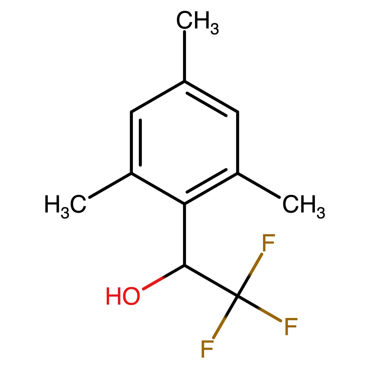 CAS RN 102626-53-9 | 2,2,2-Trifluoro-1-(2,4,6-trimethylphenyl)ethanol | MFCD12787329