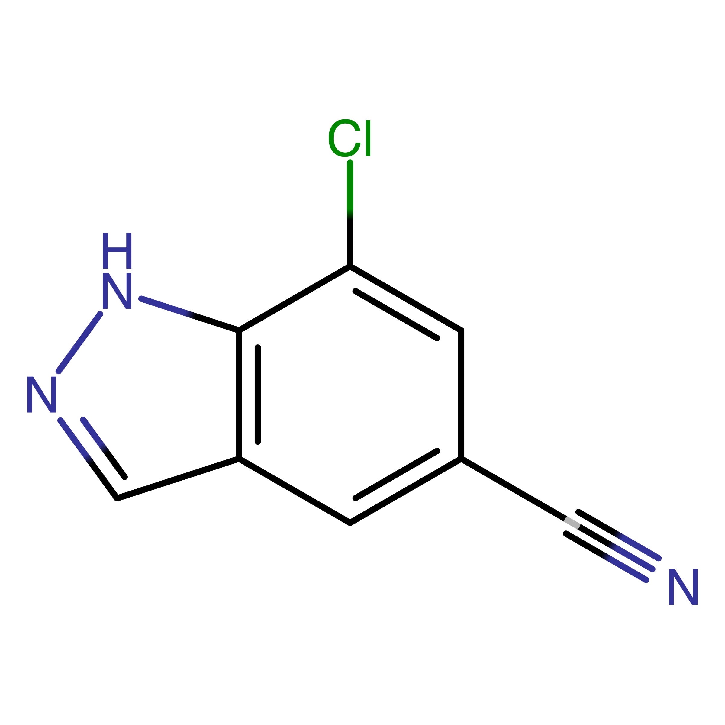 CAS RN 1031417-56-7 | 7-Chloro-1H-indazole-5-carbonitrile | MFCD11846333