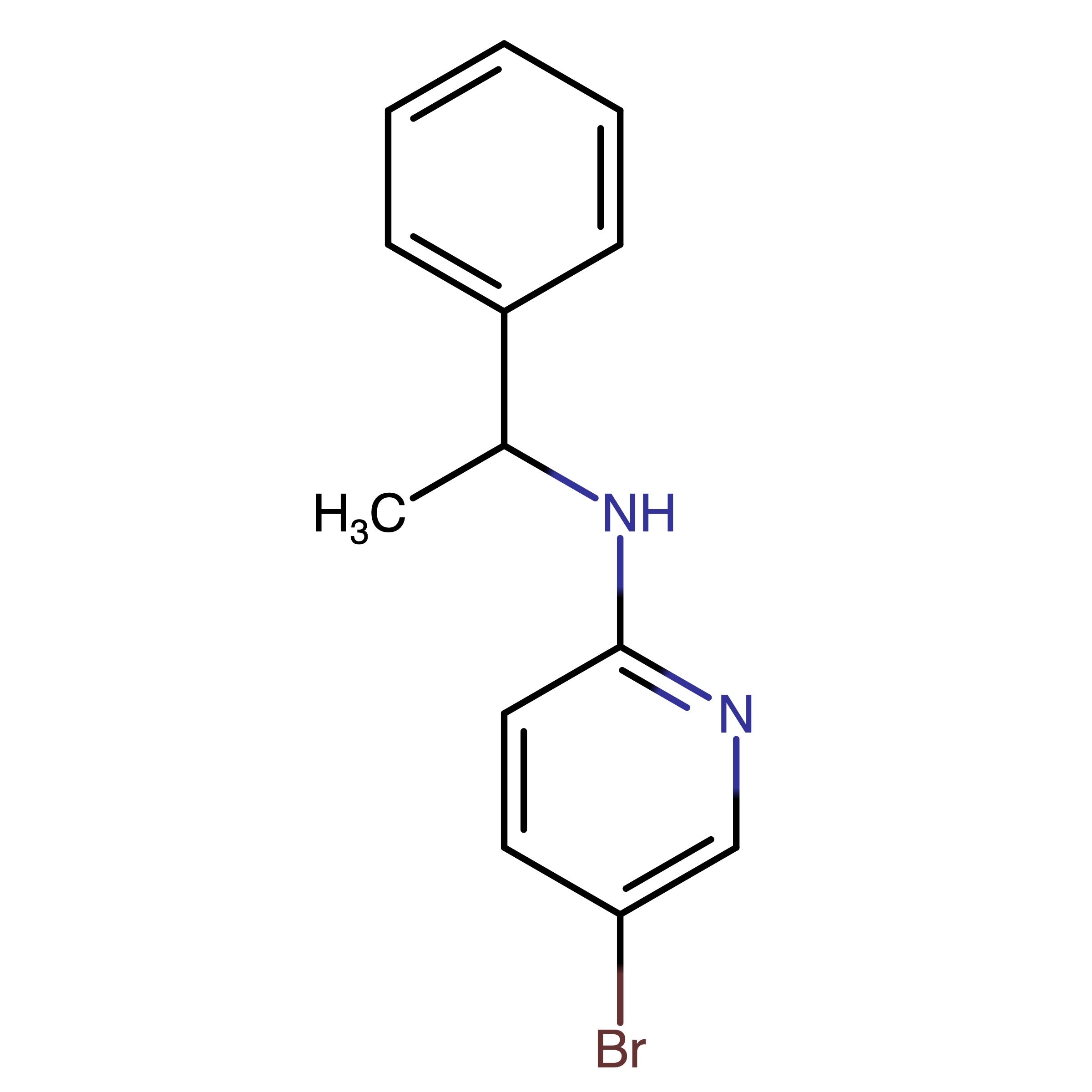 CAS RN 1036565-16-8 | 5-Bromo-N-(1-phenylethyl) pyridin-2-amine | MFCD11119216