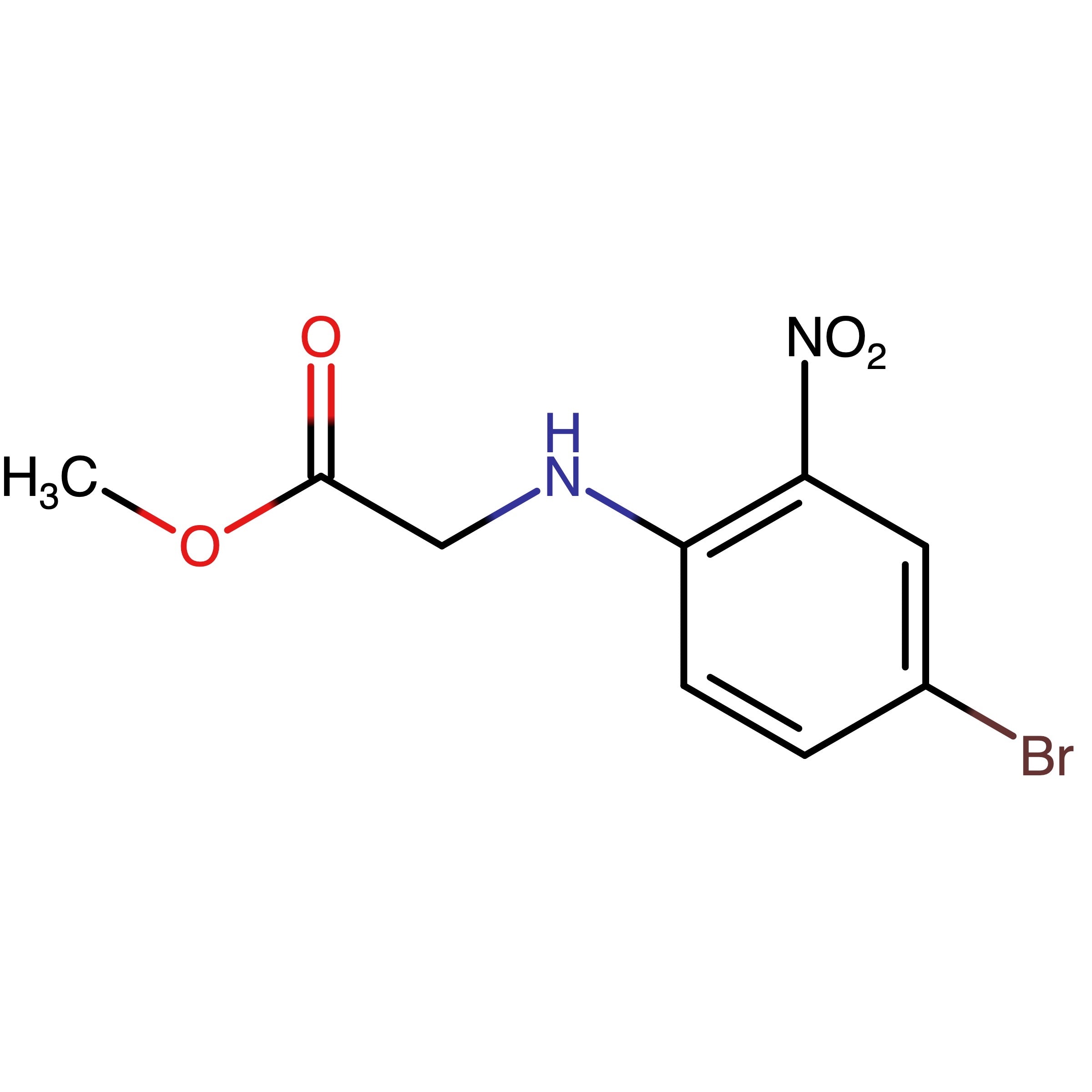 CAS RN 1039990-52-7 | Methyl (4-bromo-2-nitrophenyl)glycinate | MFCD02664778