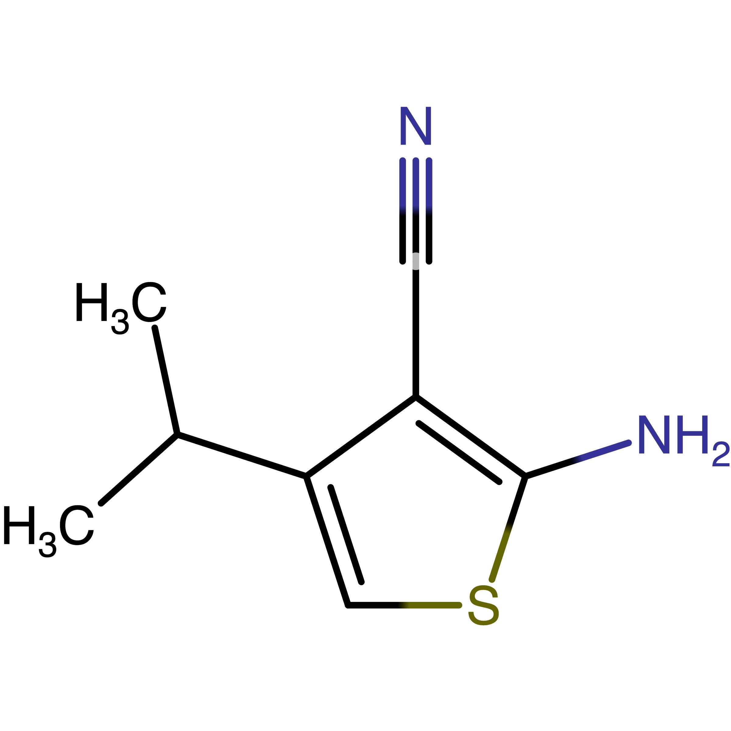CAS RN 10413-35-1 | 2-amino-4-isopropylthiophene-3-carbonitrile | MFCD10695775