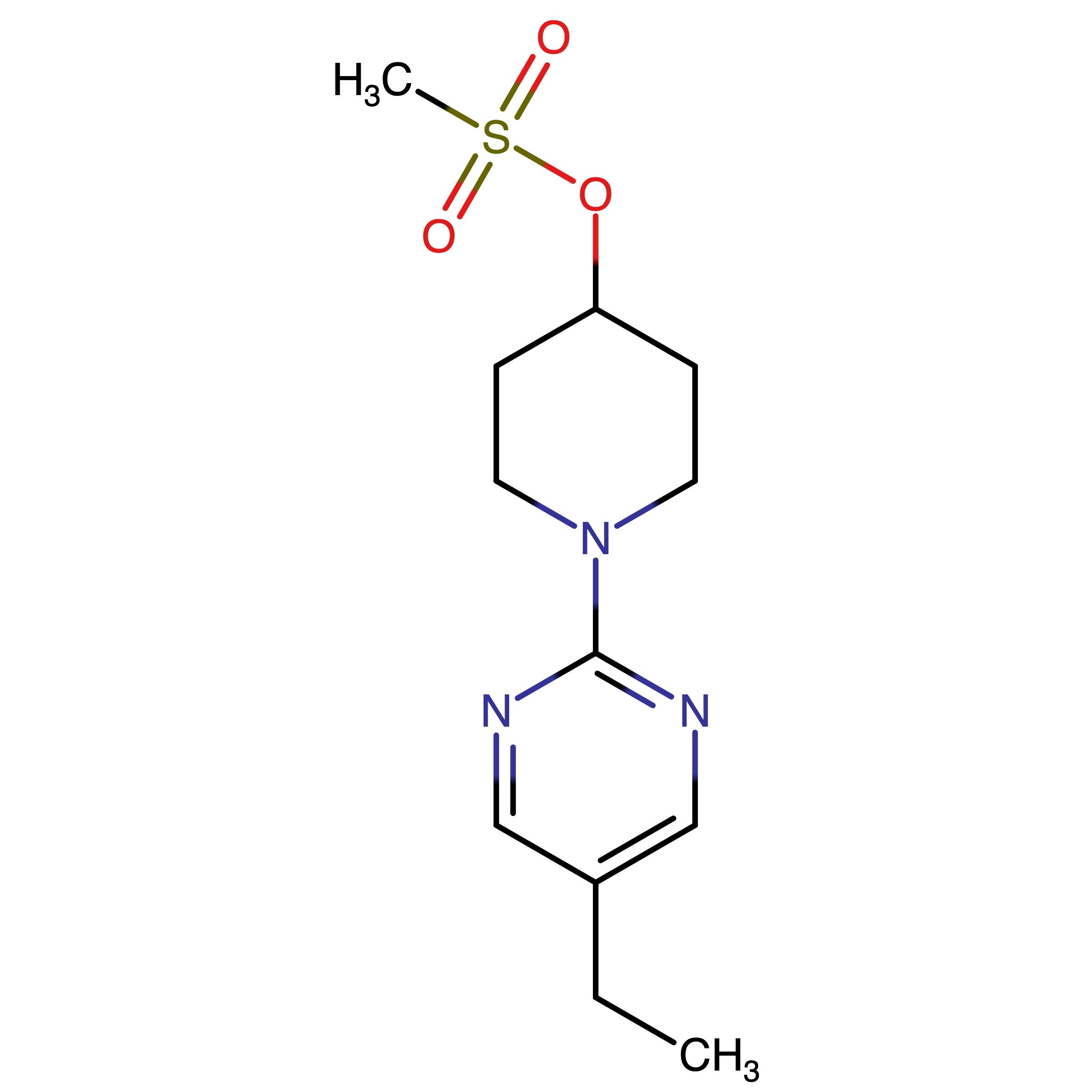 CAS RN 1046817-01-9 | 1-(5-Ethylpyrimidin-2-yl)piperidin-4-yl methanesulfonate