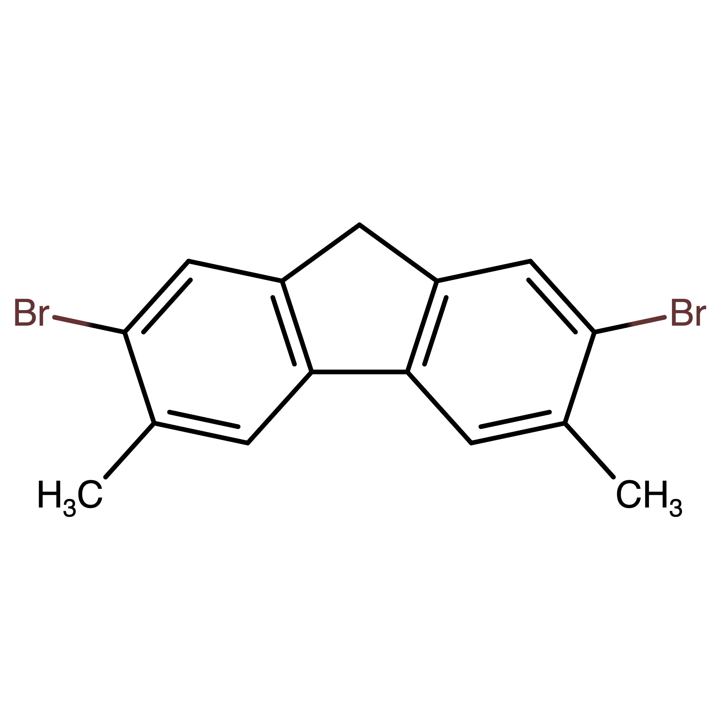 CAS RN 1047991-77-4 | [2,7-Dibromo-3,6-dimethyl-9H-fluorene]