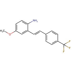 1054567-98-4 | (E)-4-Methoxy-2-(4-(trifluoromethyl)styryl)aniline - Hoffman Fine Chemicals