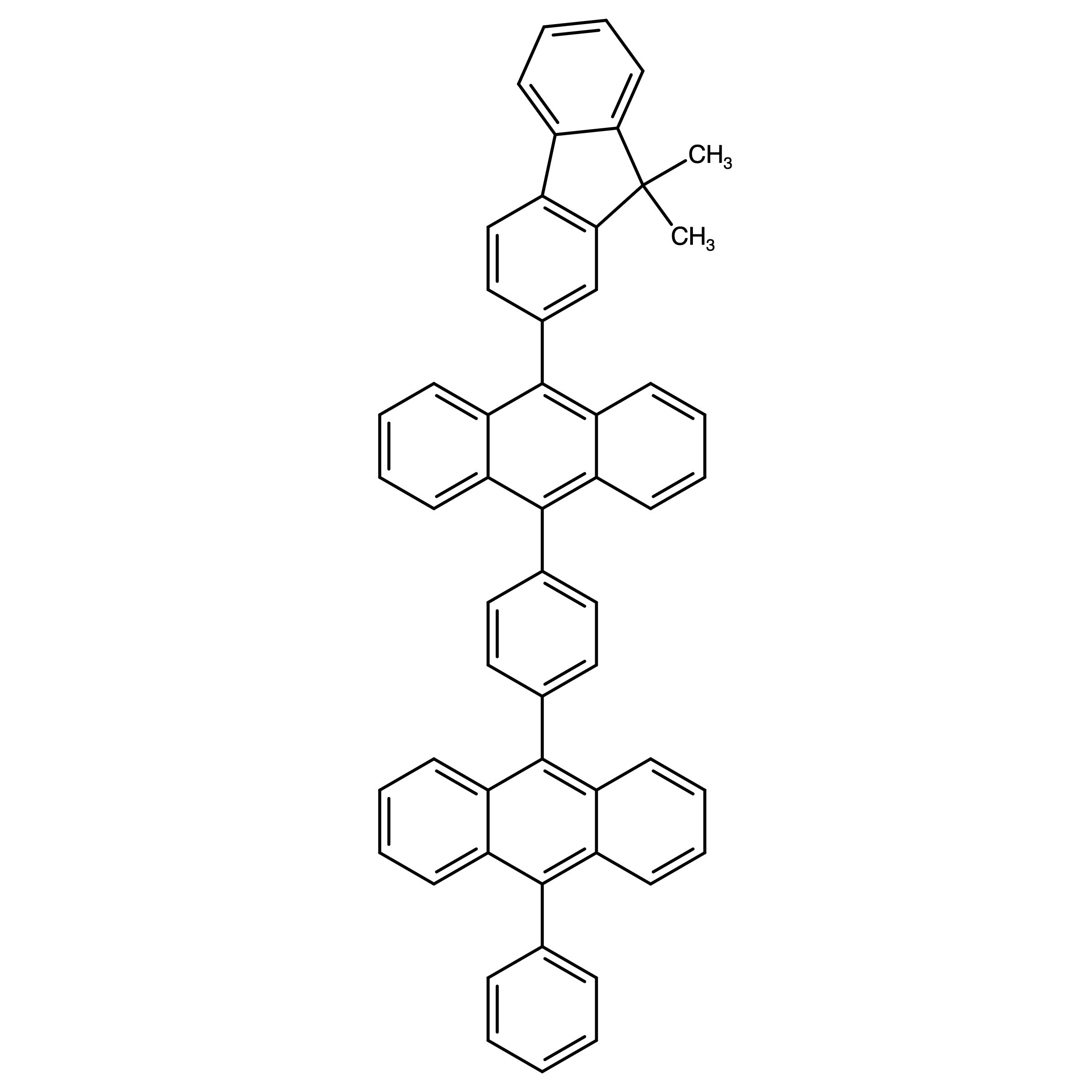 CAS RN 1062555-16-1 | 9-(9,9-Dimethylfluoren-2-yl)-10-[4-(10-phenylanthracen-9-yl)phenyl]anthracene