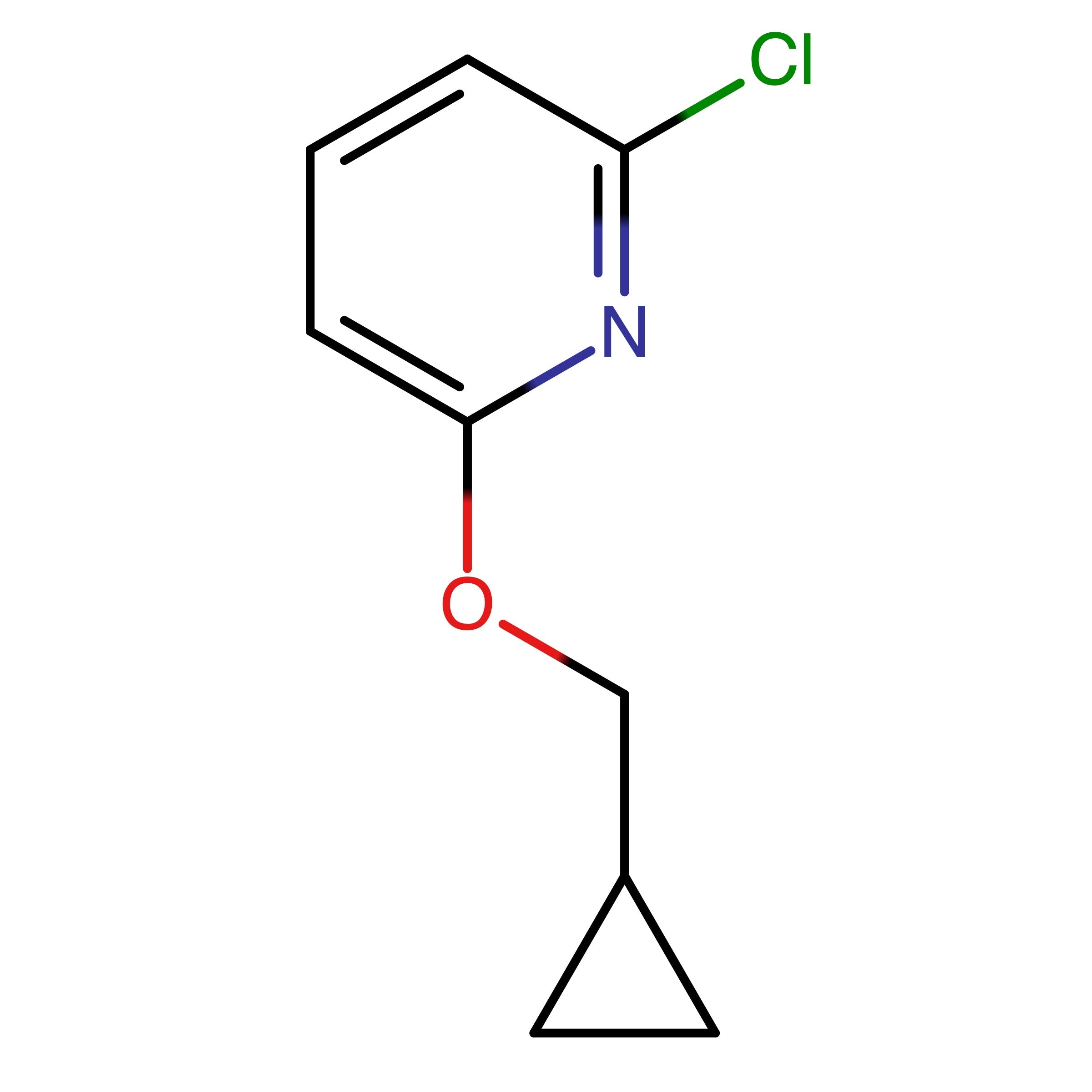 CAS RN 108122-44-7 | 2-Chloro-6-(cyclopropylmethoxy)pyridine | MFCD18367864