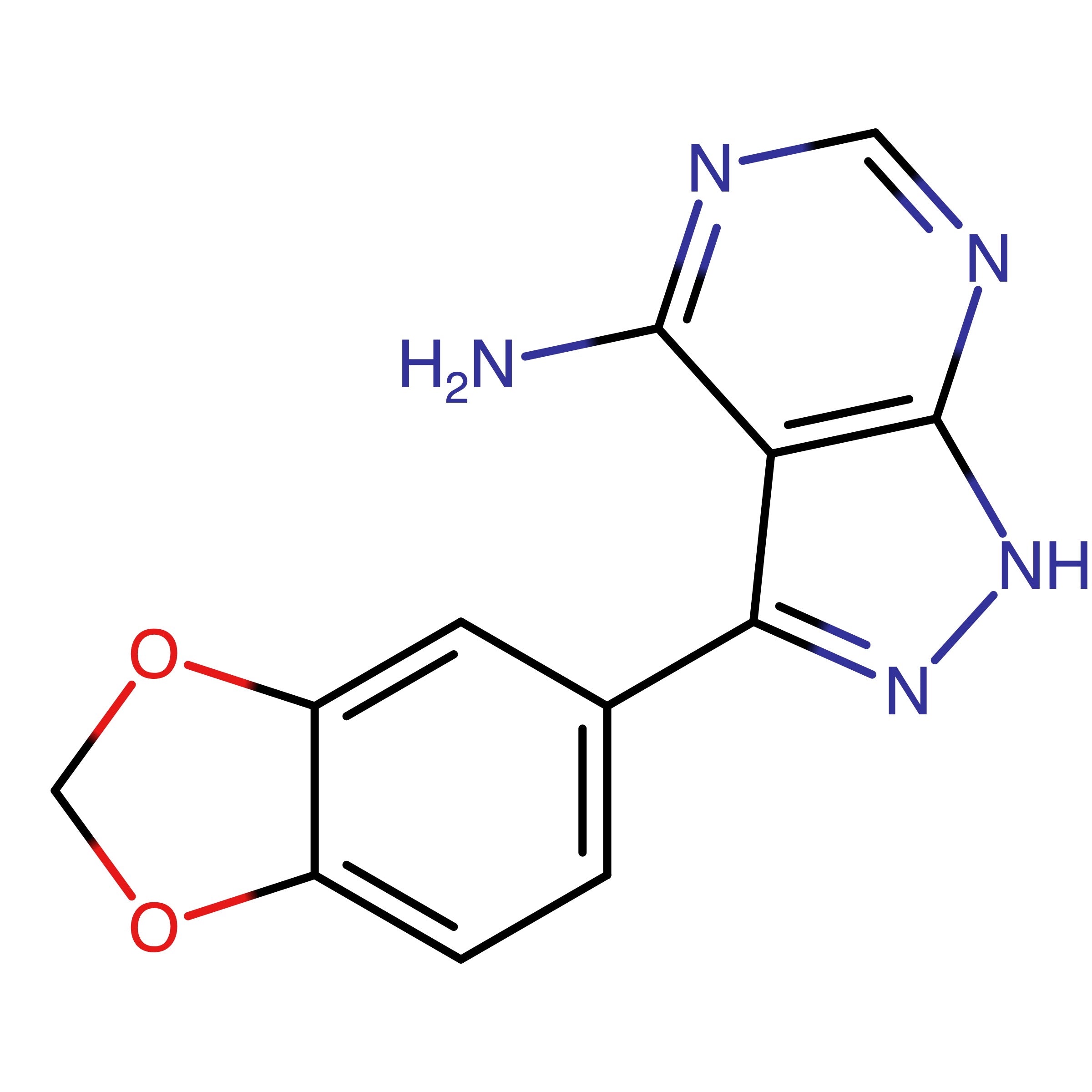CAS RN 1092789-08-6 | 3-(Benzo[d][1,3]dioxol-5-yl)-1H-pyrazolo[3,4-d]pyrimidin-4-amine