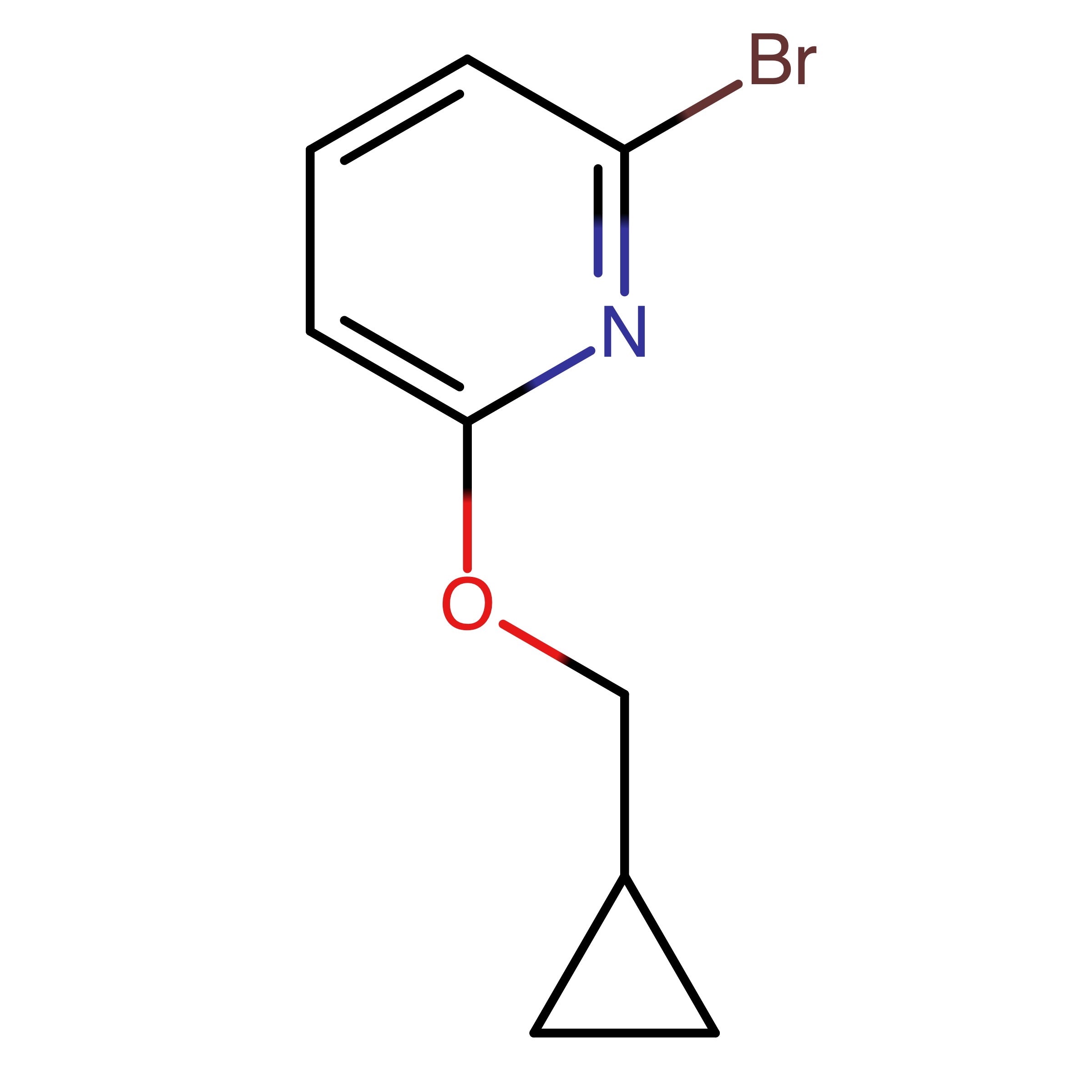 CAS RN 1092848-17-3 | 2-Bromo-6-(cyclopropylmethoxy)pyridine