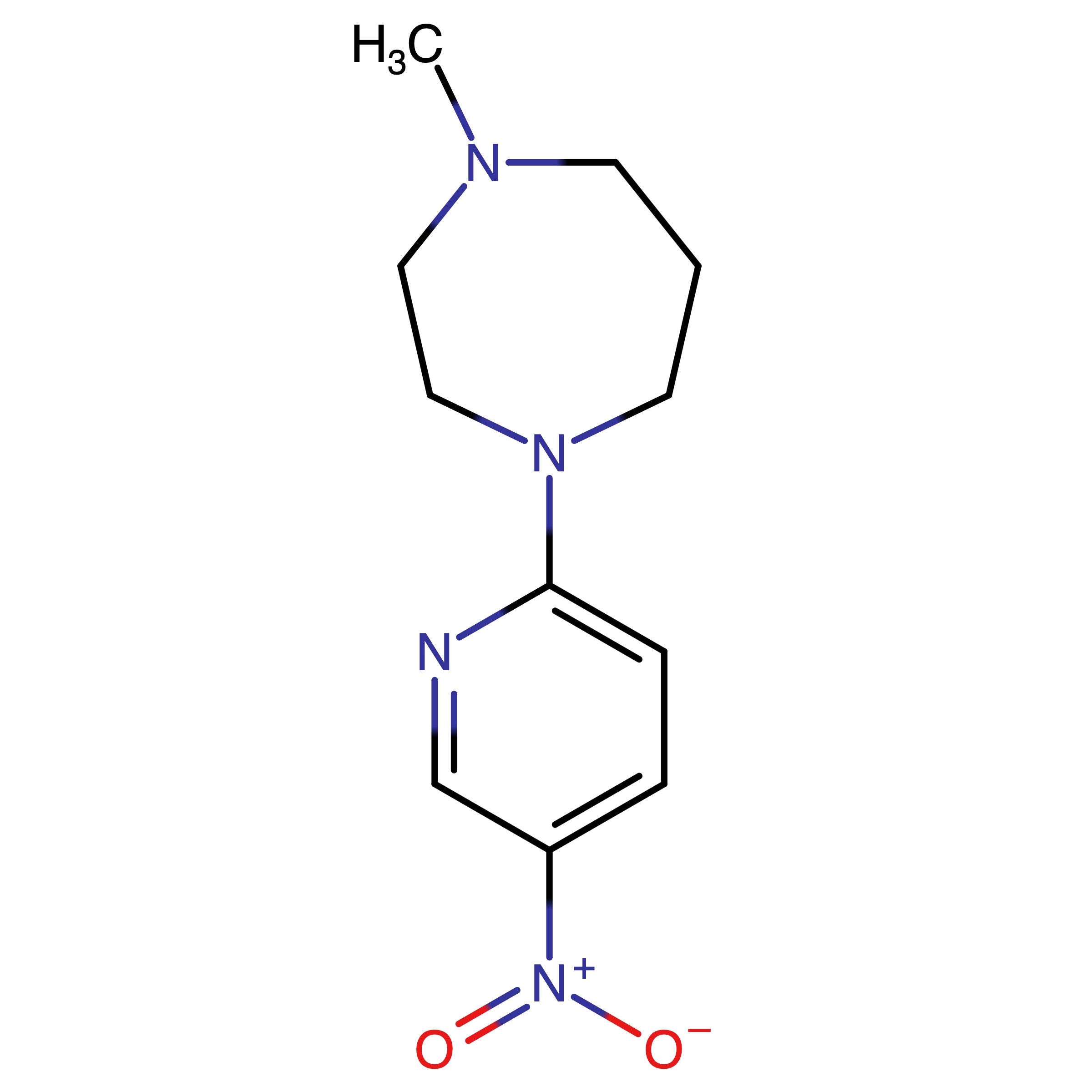 CAS RN 1093095-01-2 | 1_Methyl_4_(5_nitropyridin_2_yl)_1,4_diazepane | MFCD20487966
