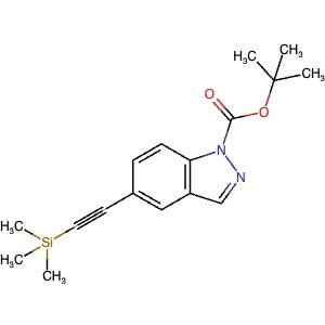 1093306-78-5 | tert-Butyl 5-((trimethylsilyl)ethynyl)-1H-indazole-1-carboxylate - Hoffman Fine Chemicals