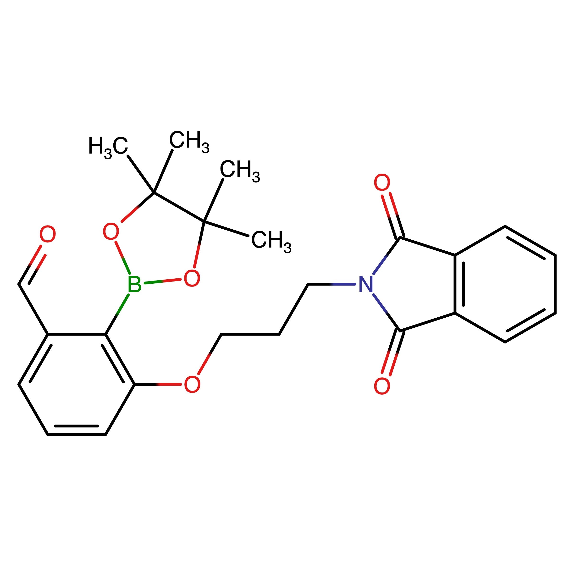 CAS RN 1093643-66-3 | 3-[3-(1,3-Dioxo-1,3-dihydro-isoindol-2-yl)-propoxy]-2-(4,4,5,5-tetramethyl-[1,3,2]dioxaborolan-2-yl)-benzaldehyde