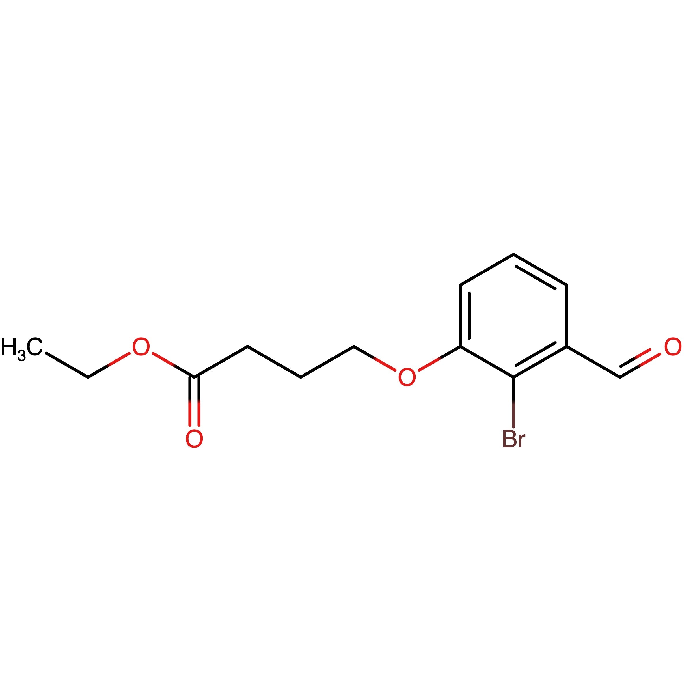 CAS RN 1093644-05-3 | 4-(2-Bromo-3-formyl-phenoxy)-butyric acid ethyl ester