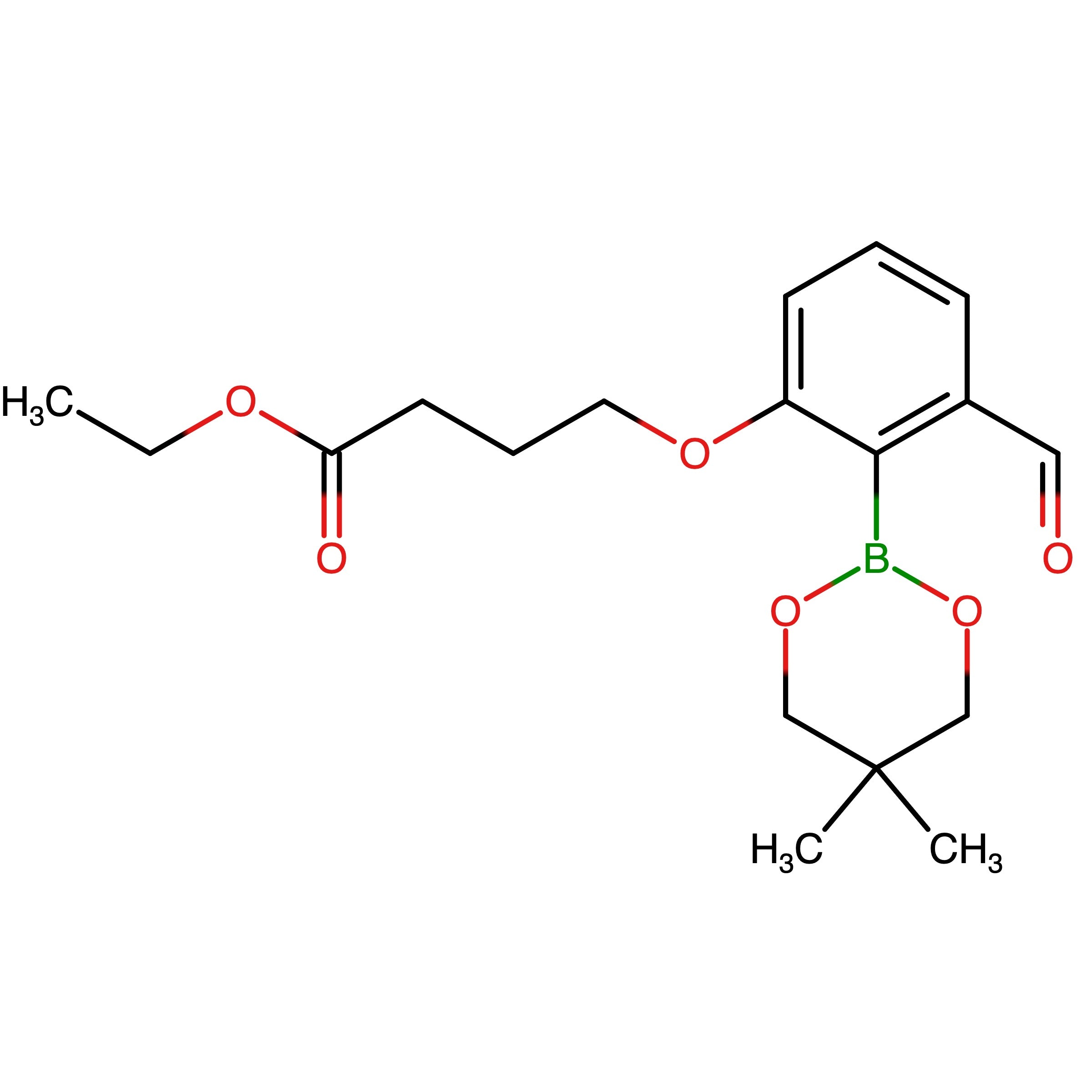 CAS RN 1093644-06-4 | 4-[2-(5,5-Dimethyl-[1,3,2]dioxaborinan-2-yl)-3-formyl-phenoxy]-butyric acid ethyl ester
