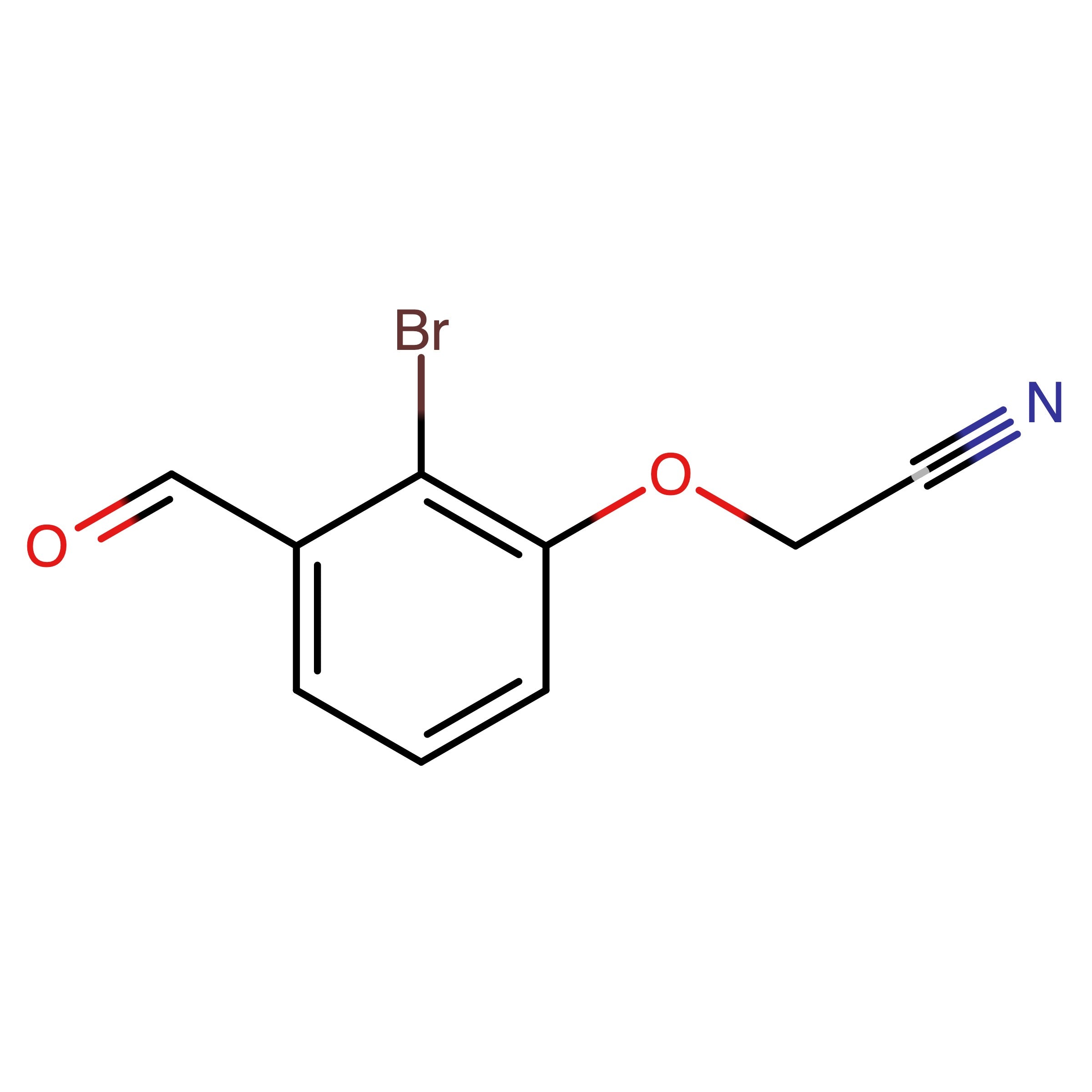 CAS RN 1093644-09-7 | (2-Bromo-3-formyl-phenoxy)-acetonitrile