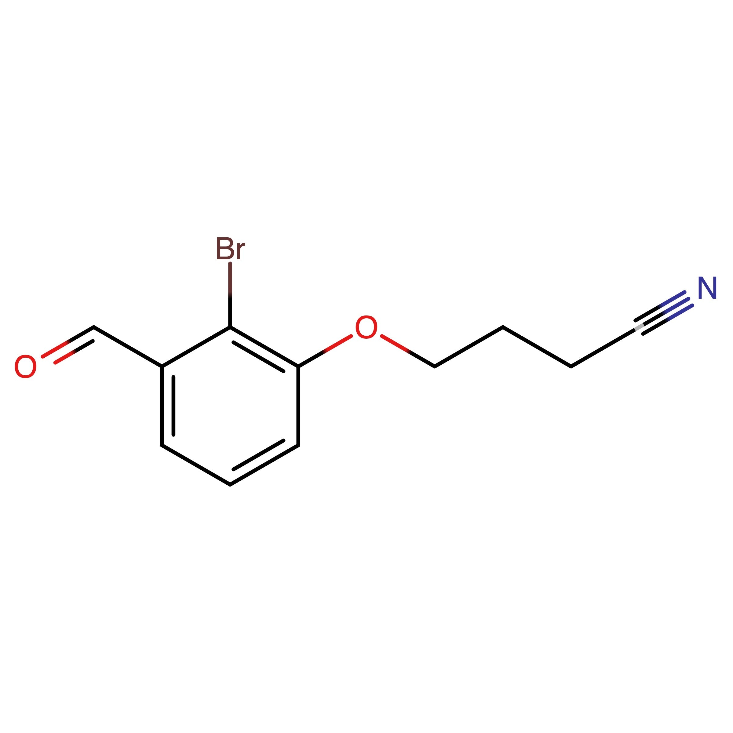 CAS RN 1093644-18-8 | 4-(2-Bromo-3-formyl-phenoxy)-butyronitrile