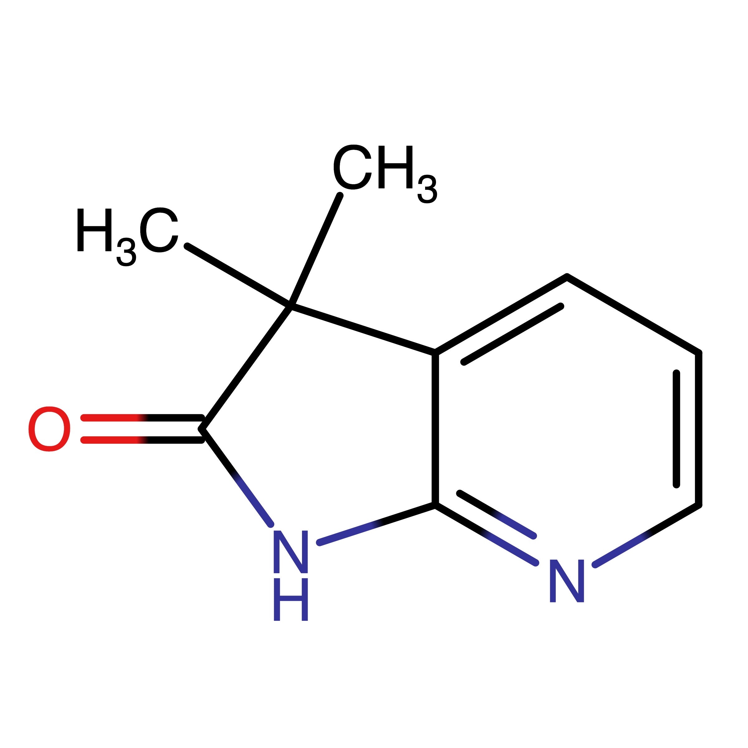 CAS RN 109535-73-1 | 3,3-Dimethyl-1,3-dihydro-2H-pyrrolo[2,3-b]pyridin-2-one | MFCD18261254