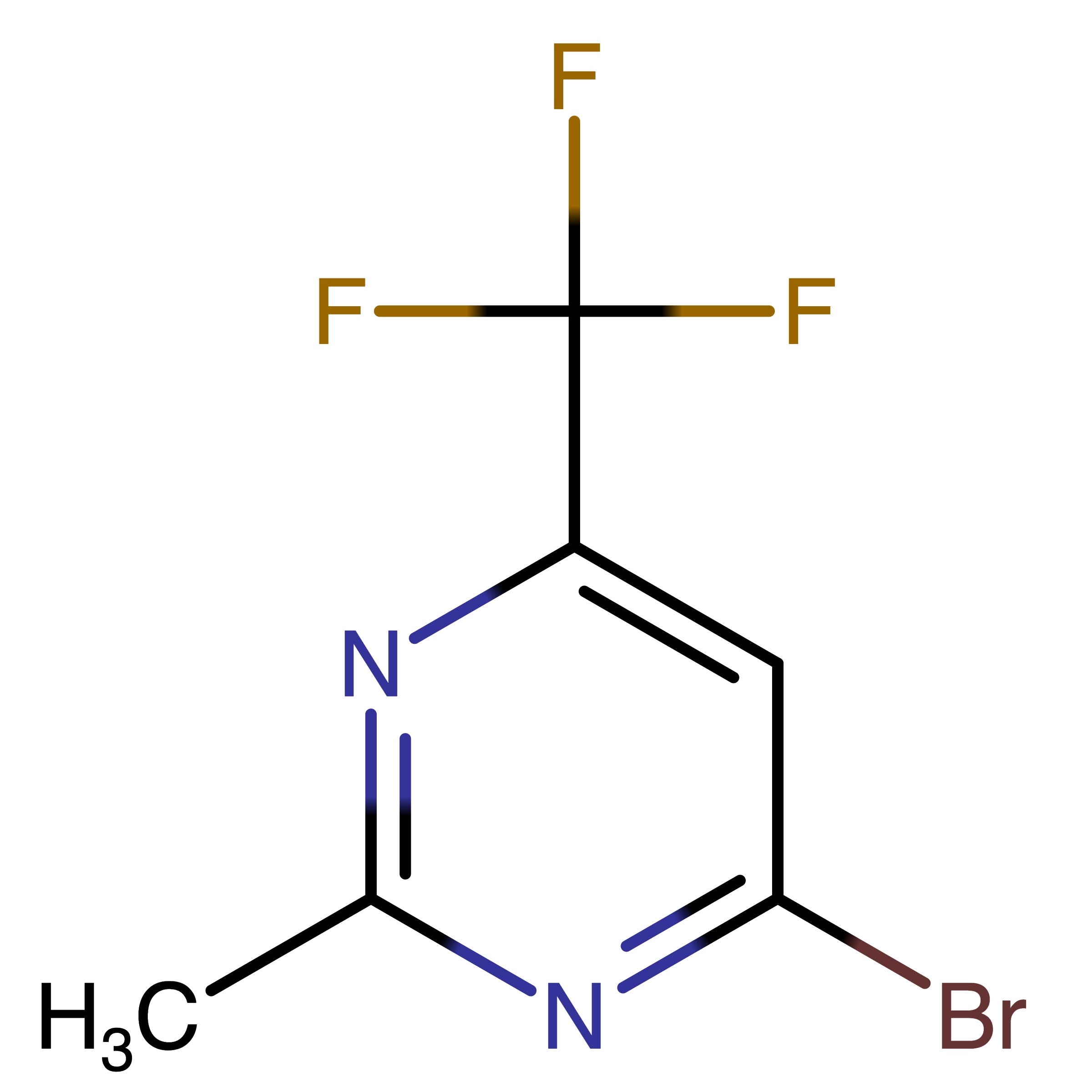 CAS RN 1100767-02-9 | 4-Bromo-2-methyl-6-(trifluoromethyl)pyrimidine | MFCD26685209