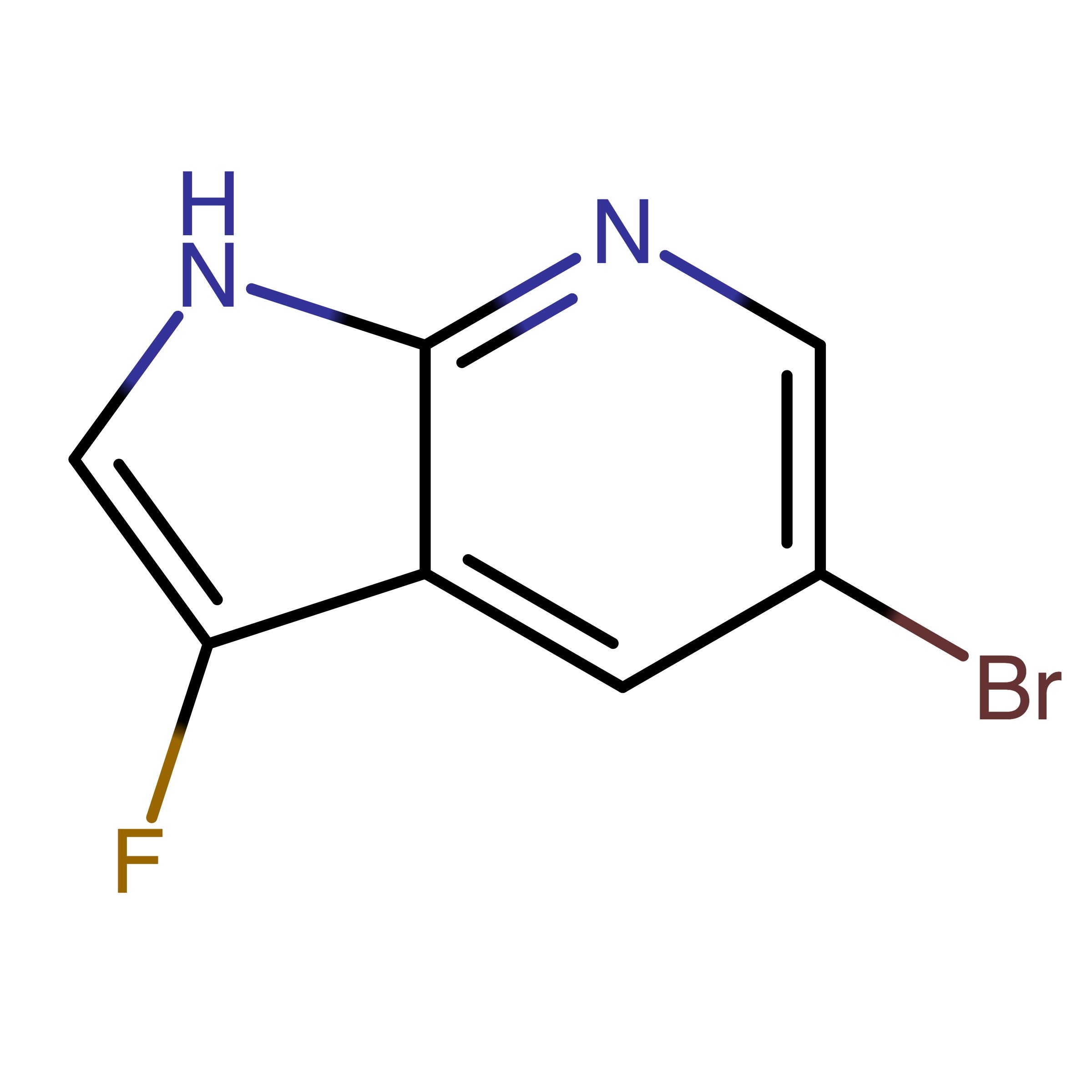 CAS RN 1111637-68-3 | 5-Bromo-3-fluoro-1H-pyrrolo[2,3-b]pyridine | MFCD15529126