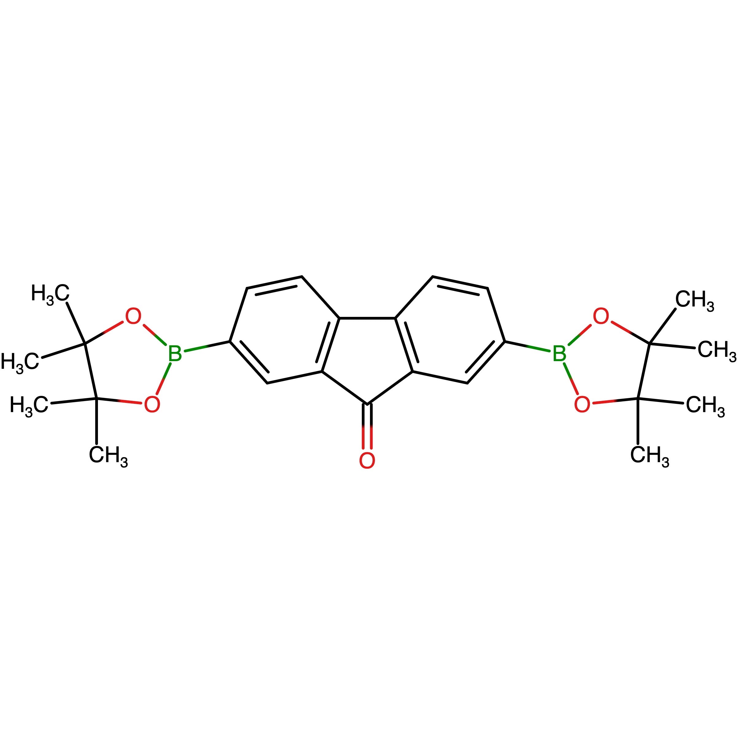 CAS RN 1116122-63-4 | 2,7-Bis(4,4,5,5-tetramethyl-1,3,2-dioxaborolan-2-yl)-9H-fluoren-9-one