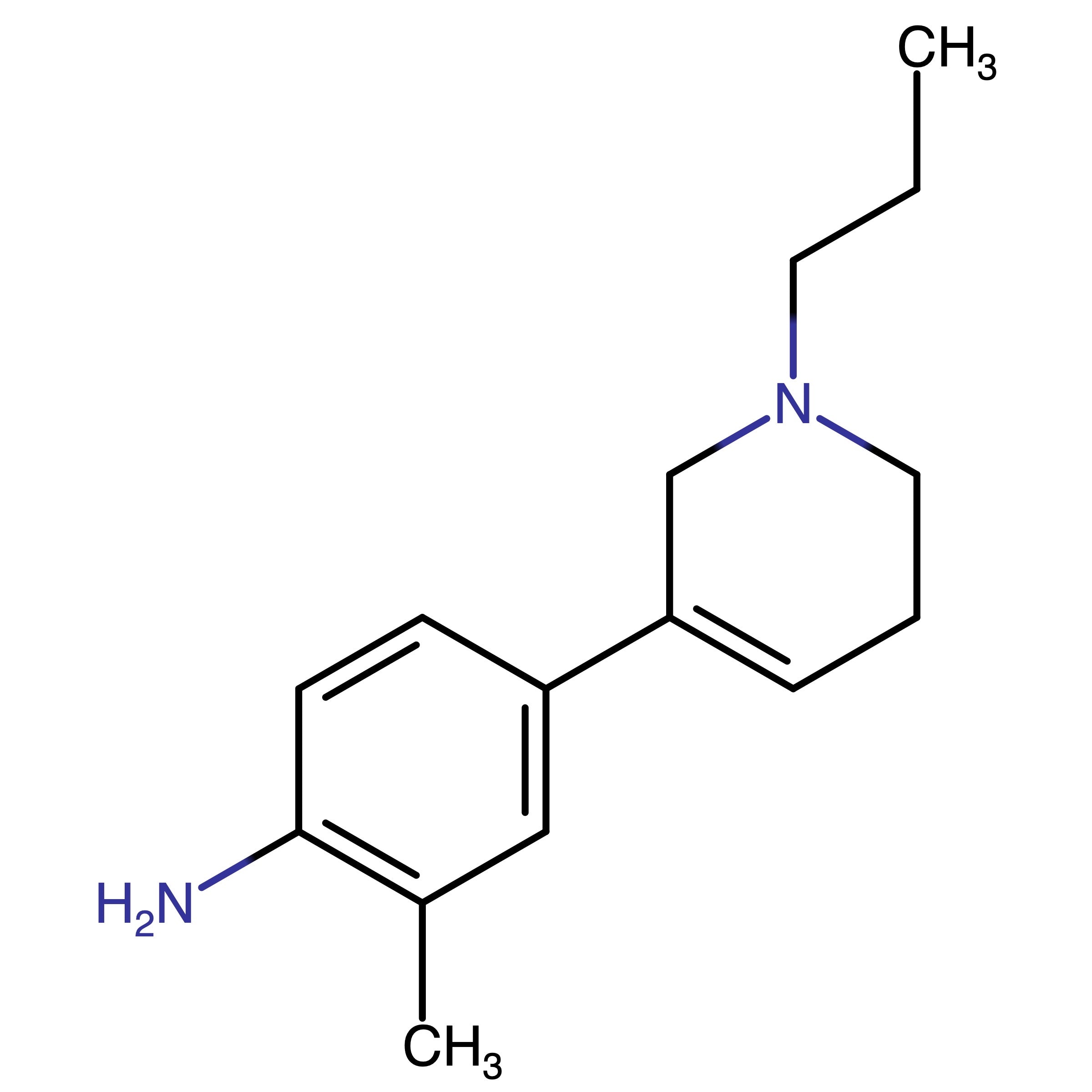 CAS RN 1116228-40-0 | 2-Methyl-4-(1-propyl-1,2,5,6-tetrahydro-3-pyridinyl)aniline