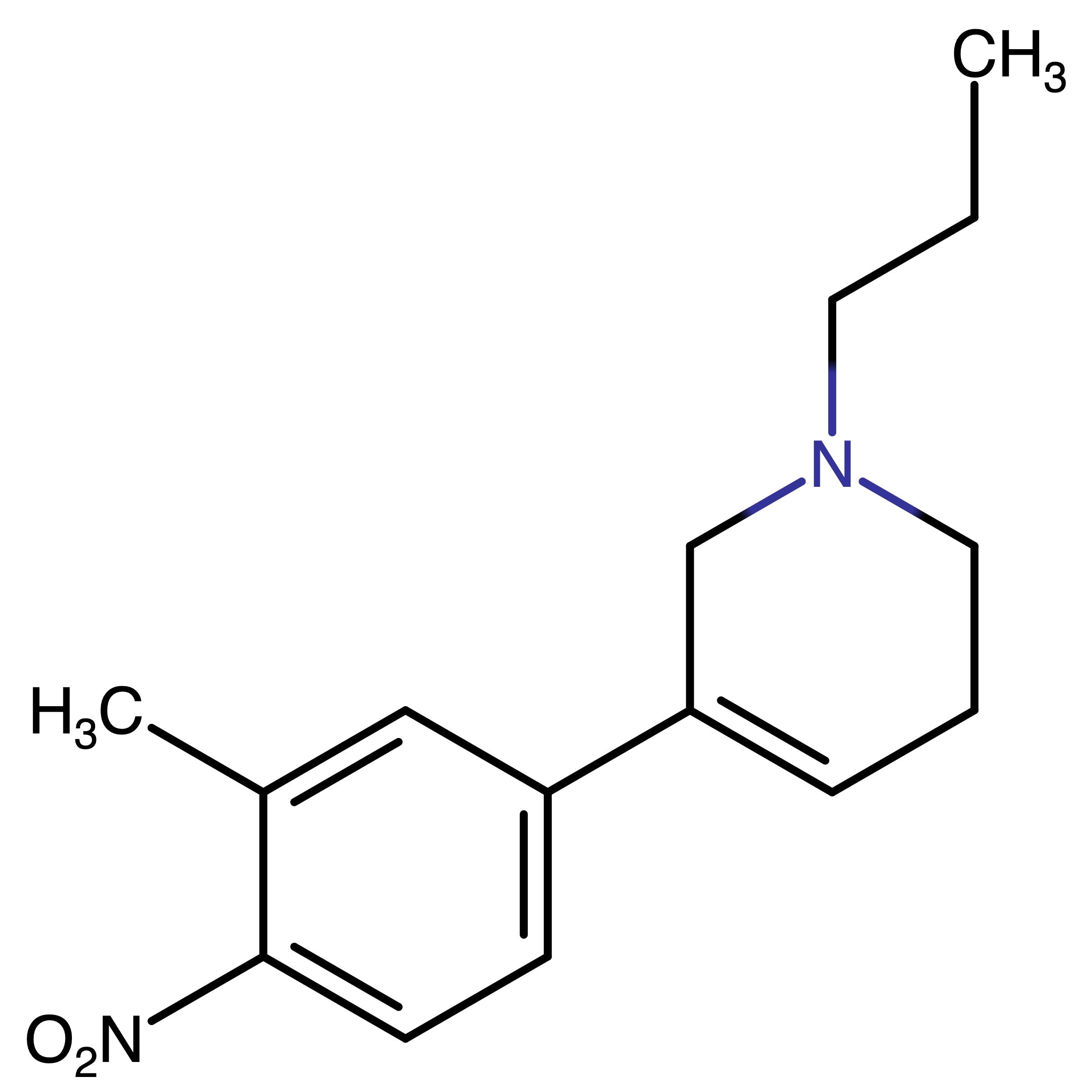 CAS RN 1116228-47-7 | 5-(3-Methyl-4-nitrophenyl)-1-propyl-1,2,3,6-tetrahydropyridine