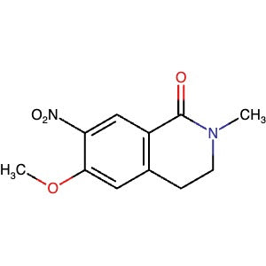 1116230-94-4 | 6-Methoxy-2-methyl-7-nitro-3,4-dihydroisoquinolin-1(2H)-one - Hoffman Fine Chemicals