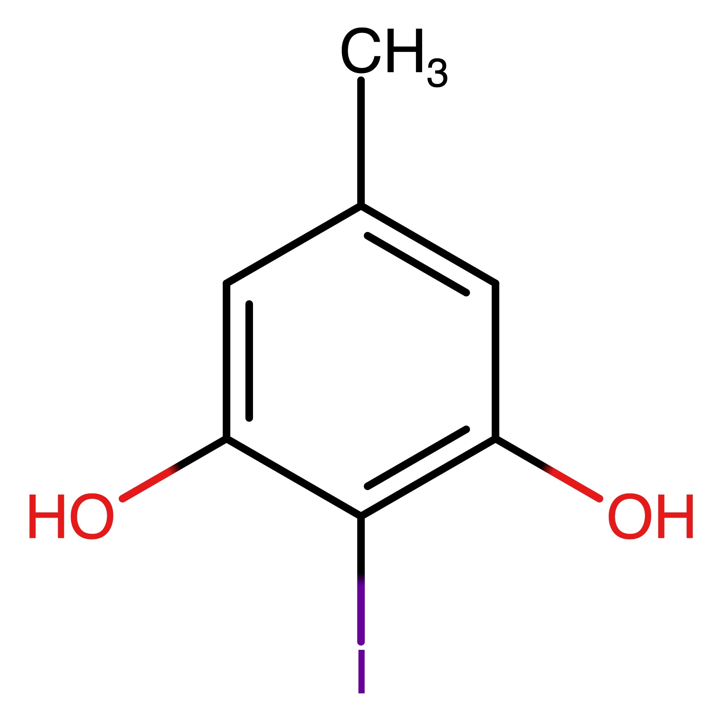 CAS RN 112639-11-9 | 2-Iodo-5-methylbenzene-1,3-diol | MFCD03426750