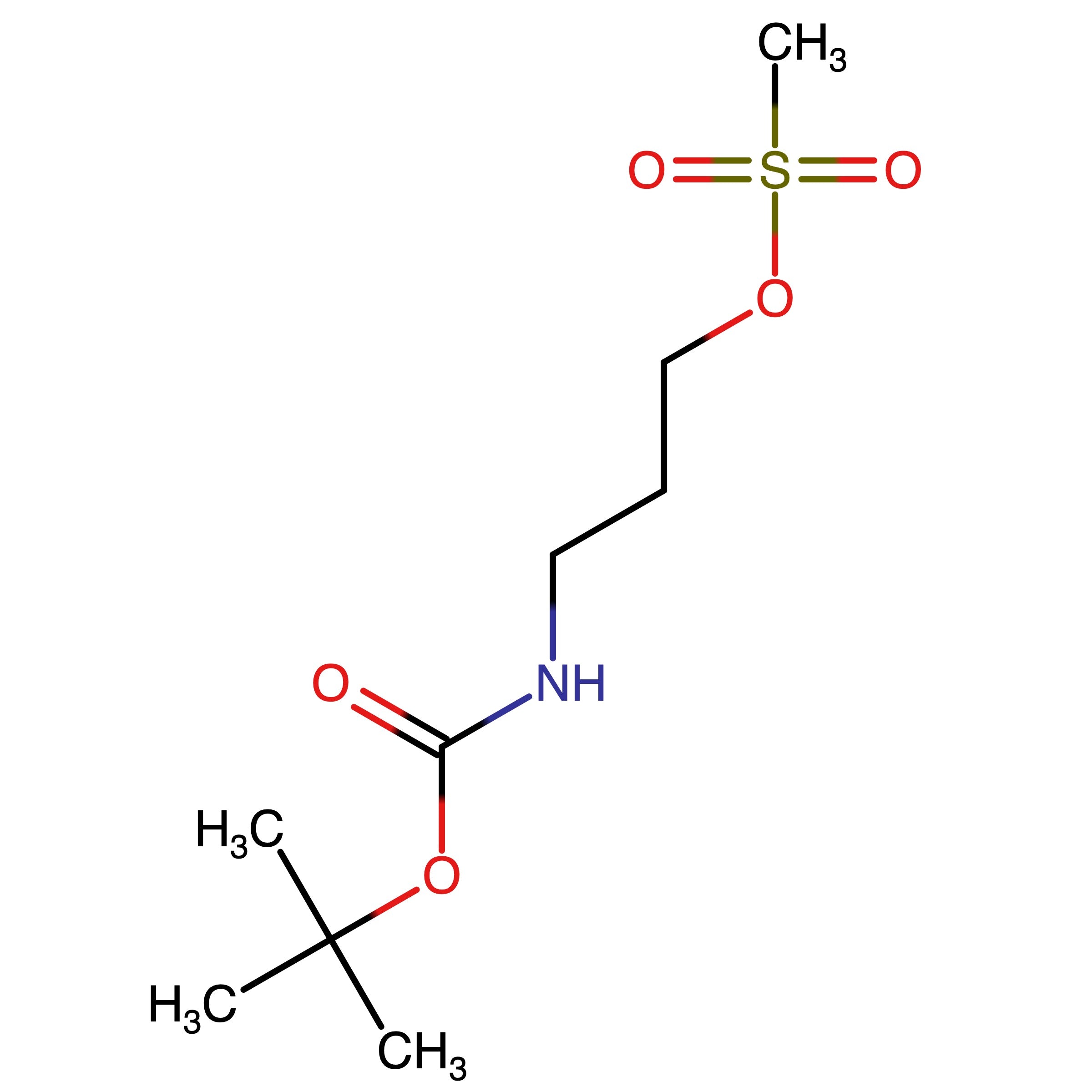 CAS RN 112663-43-1 | 3-(tert-Butoxycarbonylamino)propyl methanesulfonate | MFCD24465552