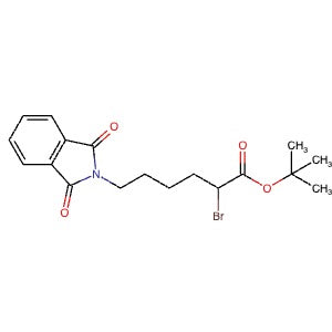 112941-88-5 | tert-Butyl 2-bromo-6-(1,3-dioxoisoindolin-2-yl)hexanoate - Hoffman Fine Chemicals