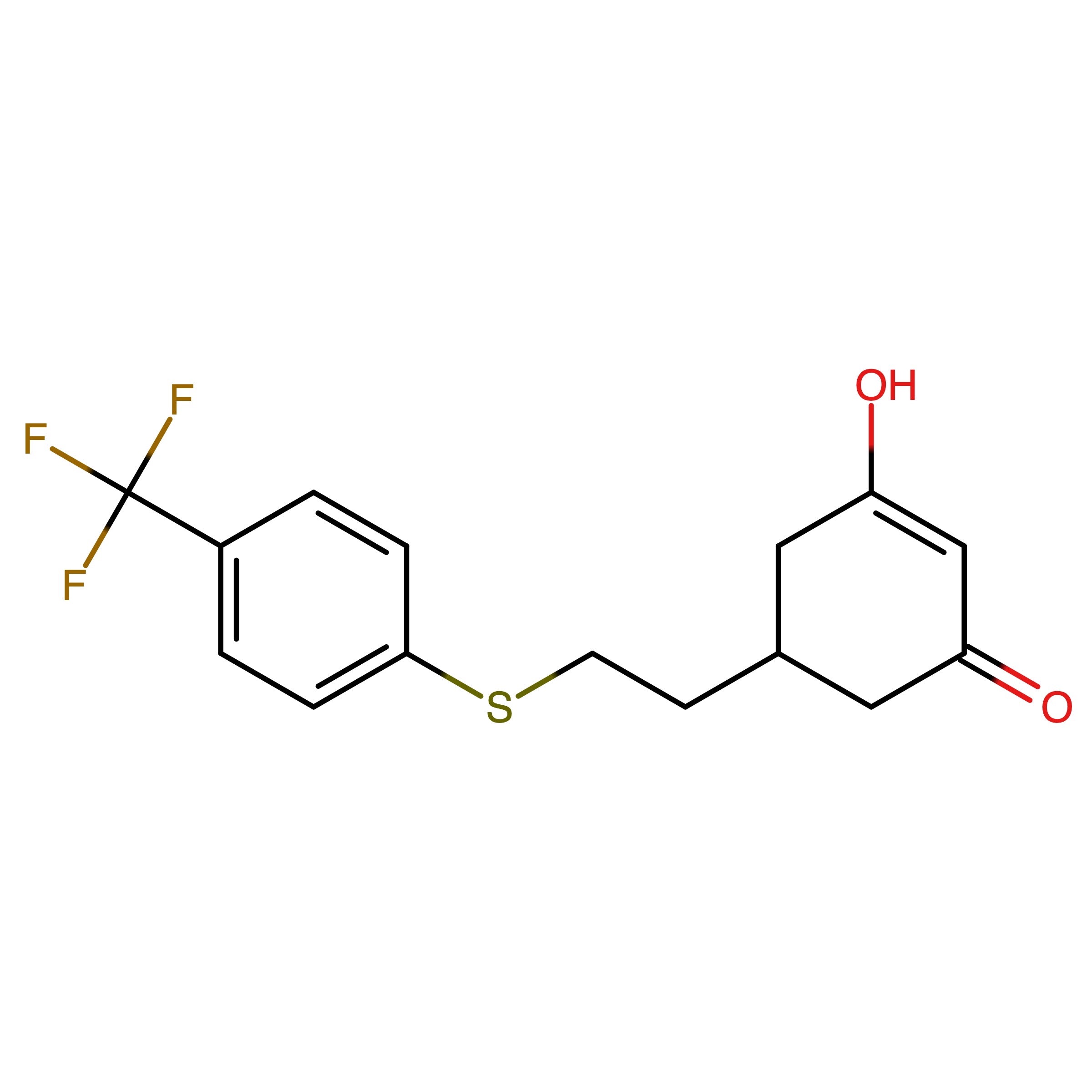 CAS RN 114449-97-7 | 3-Hydroxy-5-[2-[4-(trifluoromethyl)phenyl]sulfanylethyl]cyclohex-2-en-1-one