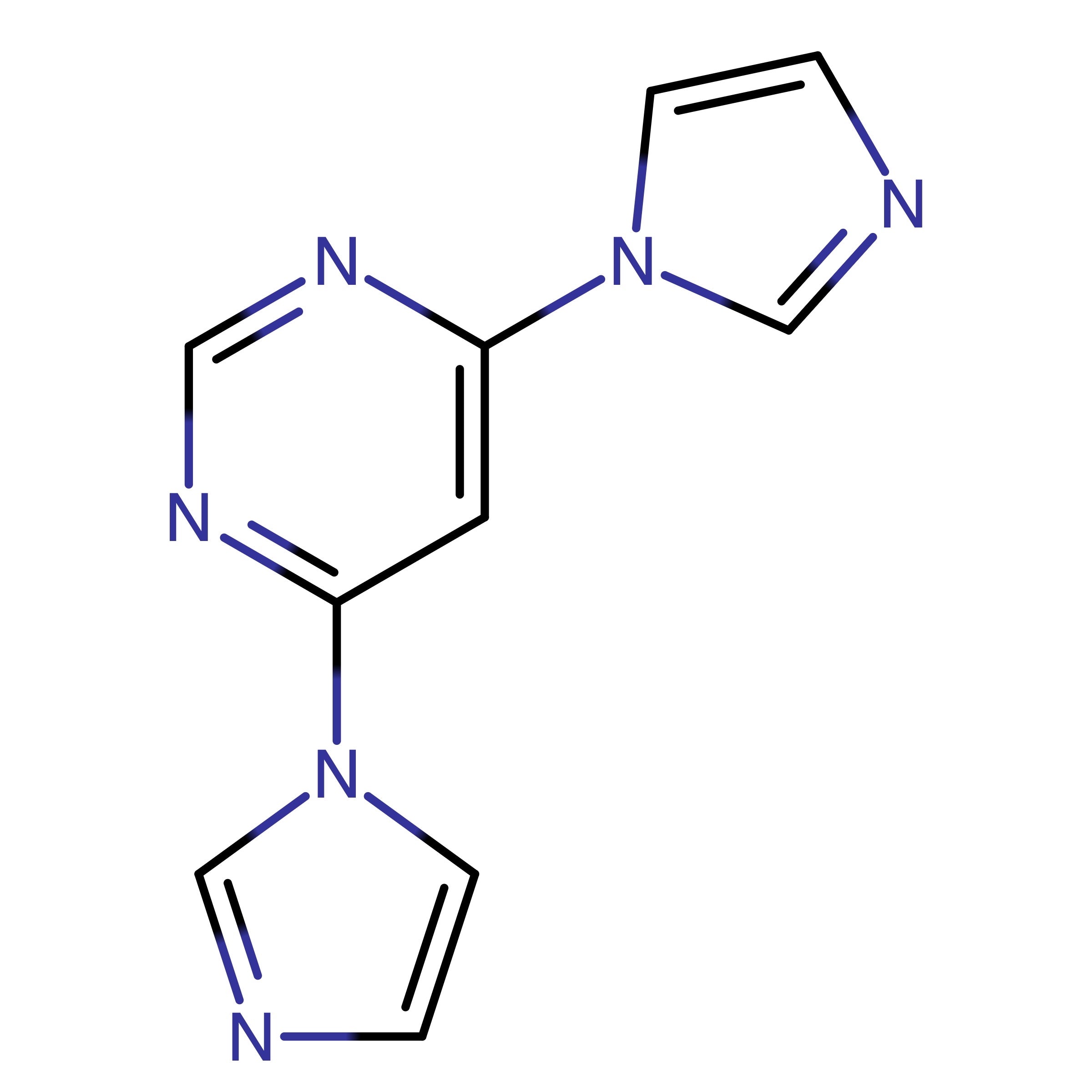 CAS RN 114833-92-0 | 4,6-Bis(1H-imidazol-1-yl)pyrimidine | MFCD00876125