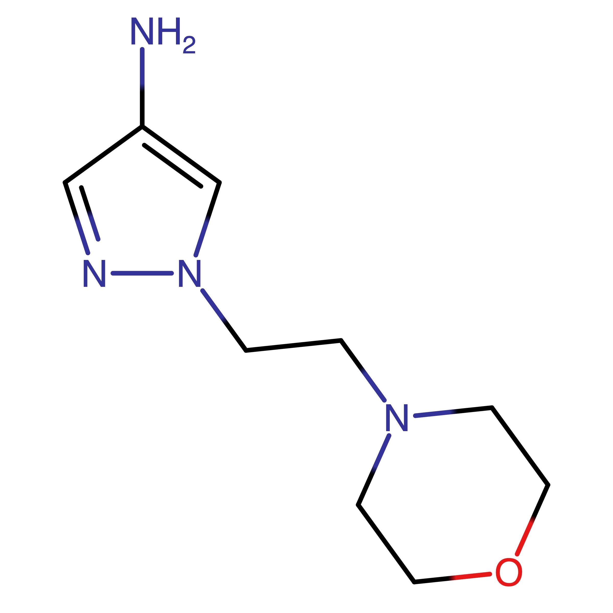 CAS RN 1152961-27-7 | 1-(2-Morpholinoethyl)-1H-pyrazol-4-amine | MFCD09965621
