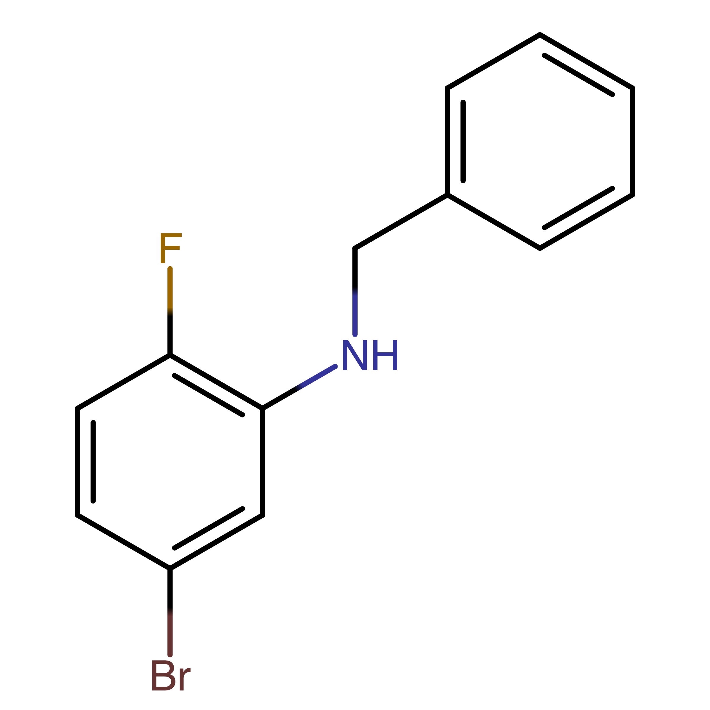 CAS RN 1153249-30-9 | N-Benzyl-5-bromo-2-fluoroaniline